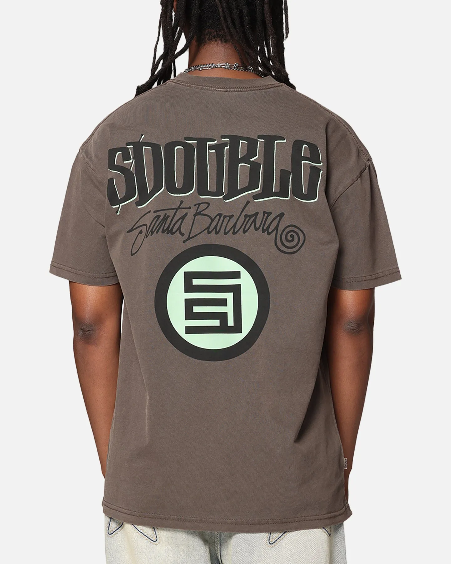 S Double Combo Platter T-Shirt Washed Chocolate sold by Culture Kings