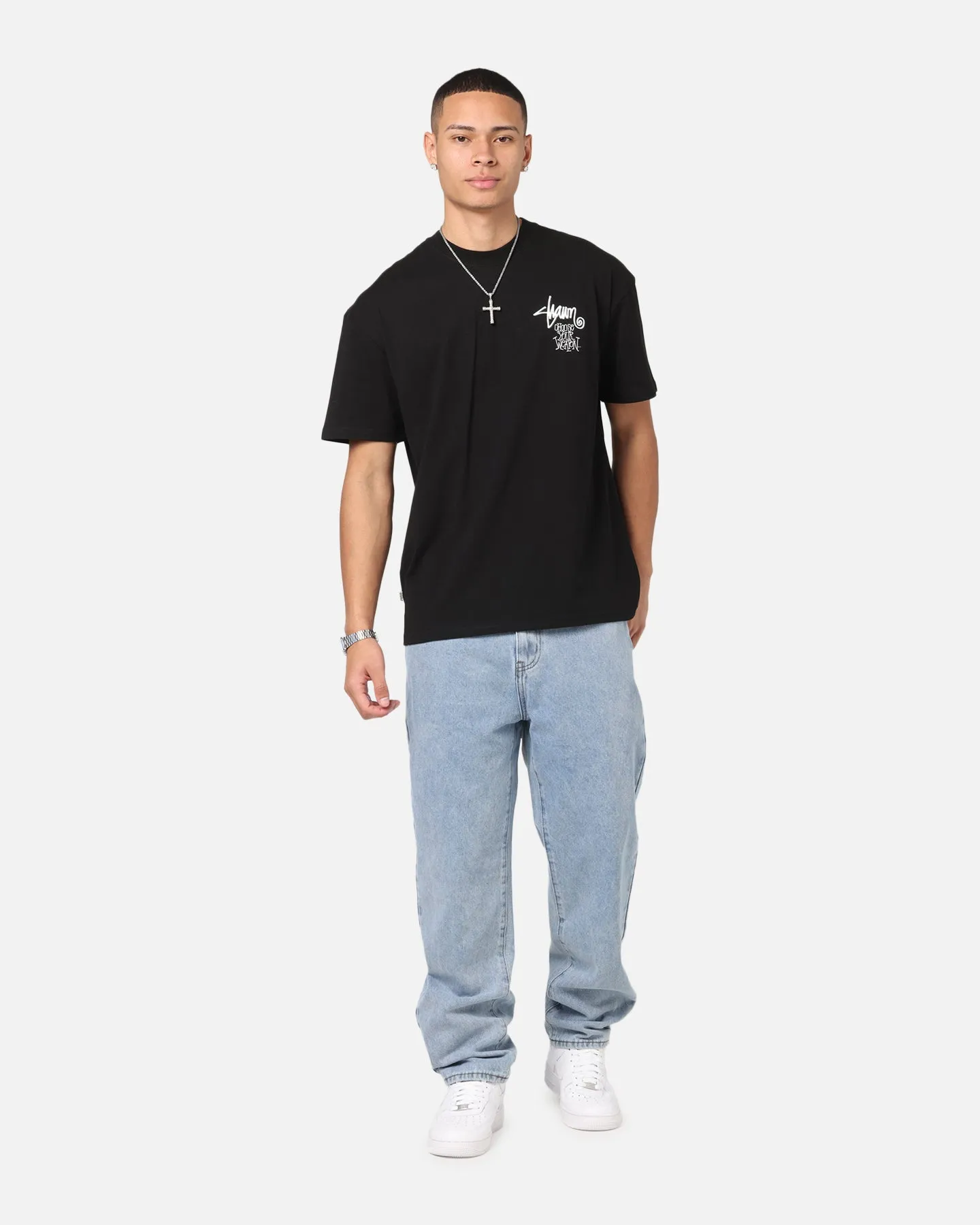 S Double Choose Your Weapon T-Shirt Washed Black sold by Culture Kings product image thumbnail 4