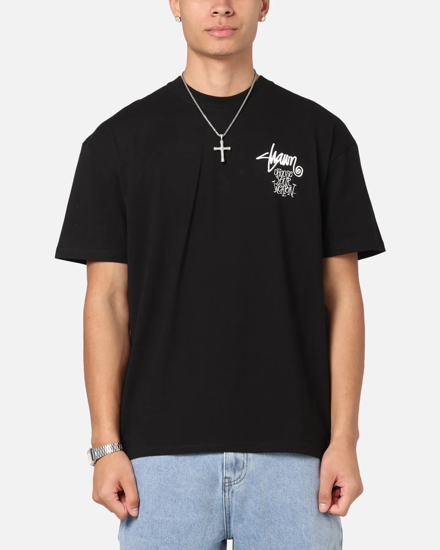 S Double Choose Your Weapon T-Shirt Washed Black sold by Culture Kings product image thumbnail 2