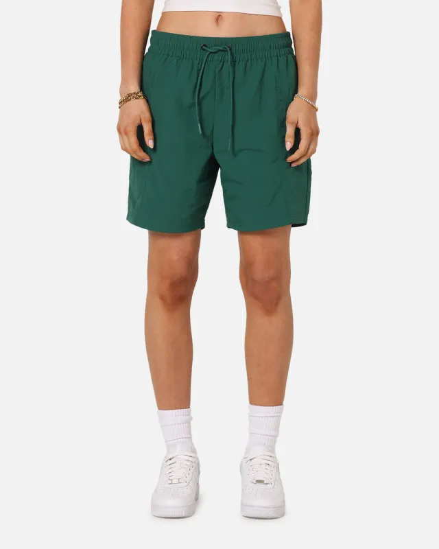 Carre Panelled Nylon Shorts Green sold by Culture Kings