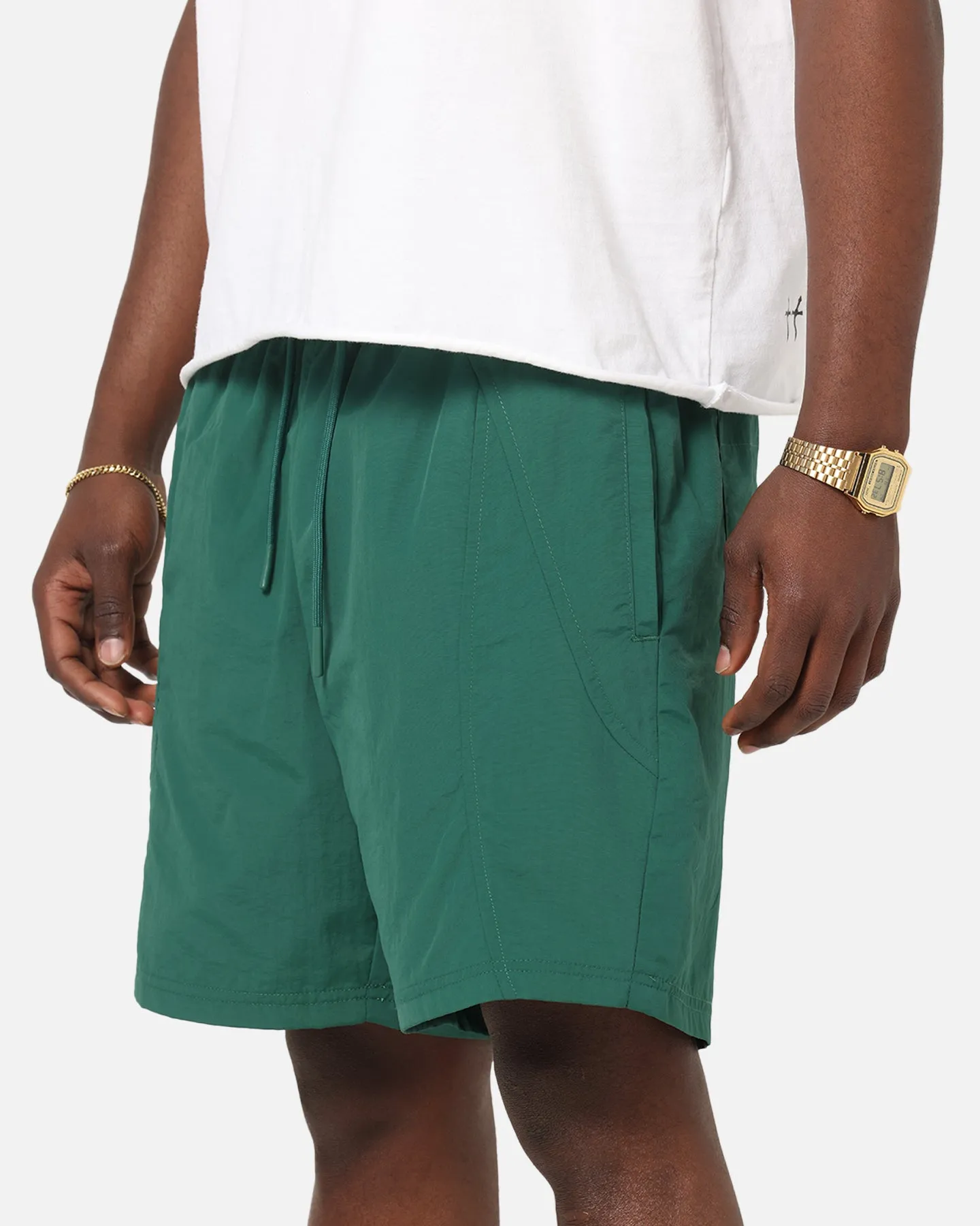 Carre Panelled Nylon Shorts Green sold by Culture Kings product image thumbnail 5