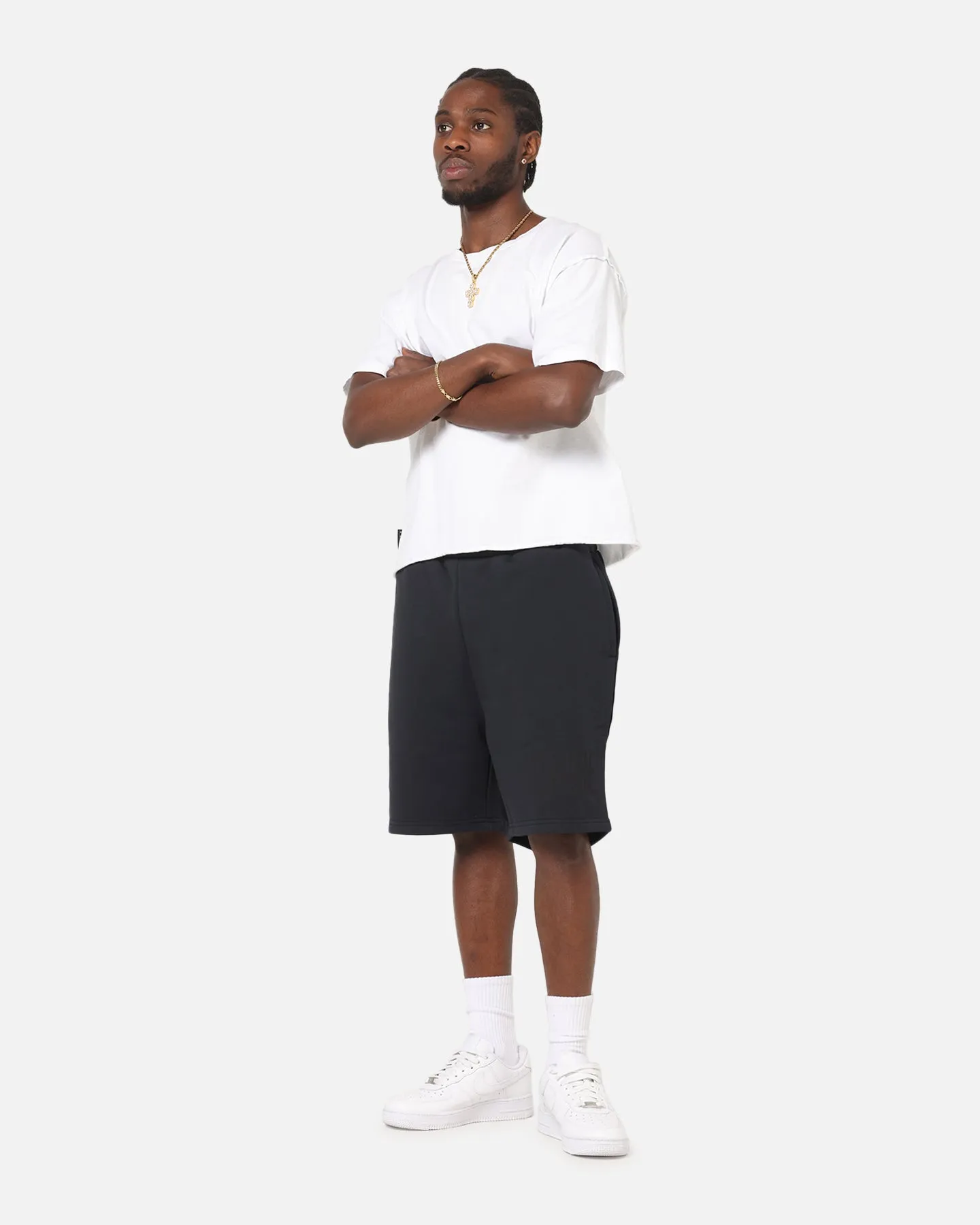 Carre Premium Essentials Sweat Shorts Steel/Black sold by Culture Kings product image thumbnail 2