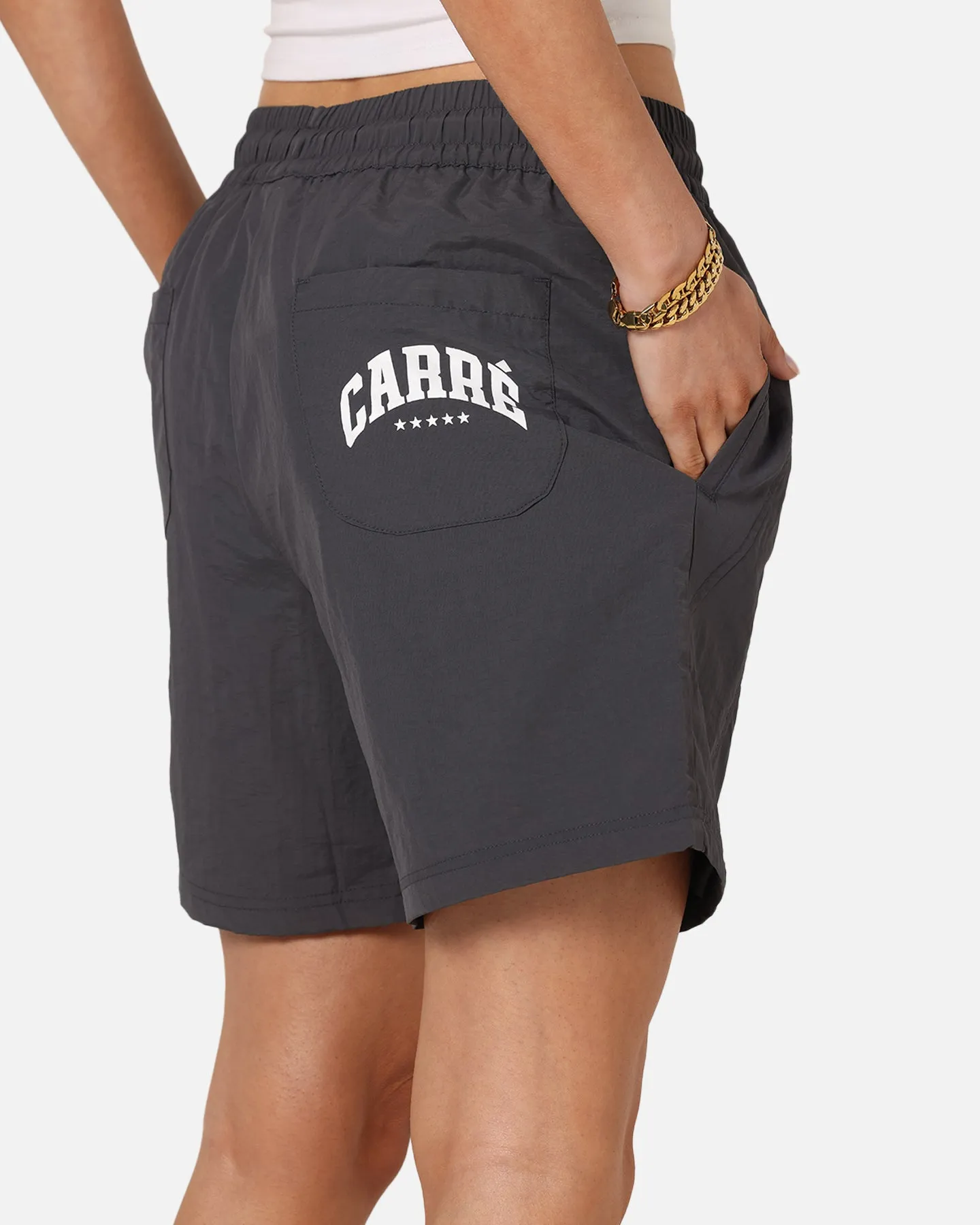 Carre Panelled Nylon Shorts Black sold by Culture Kings product image thumbnail 4