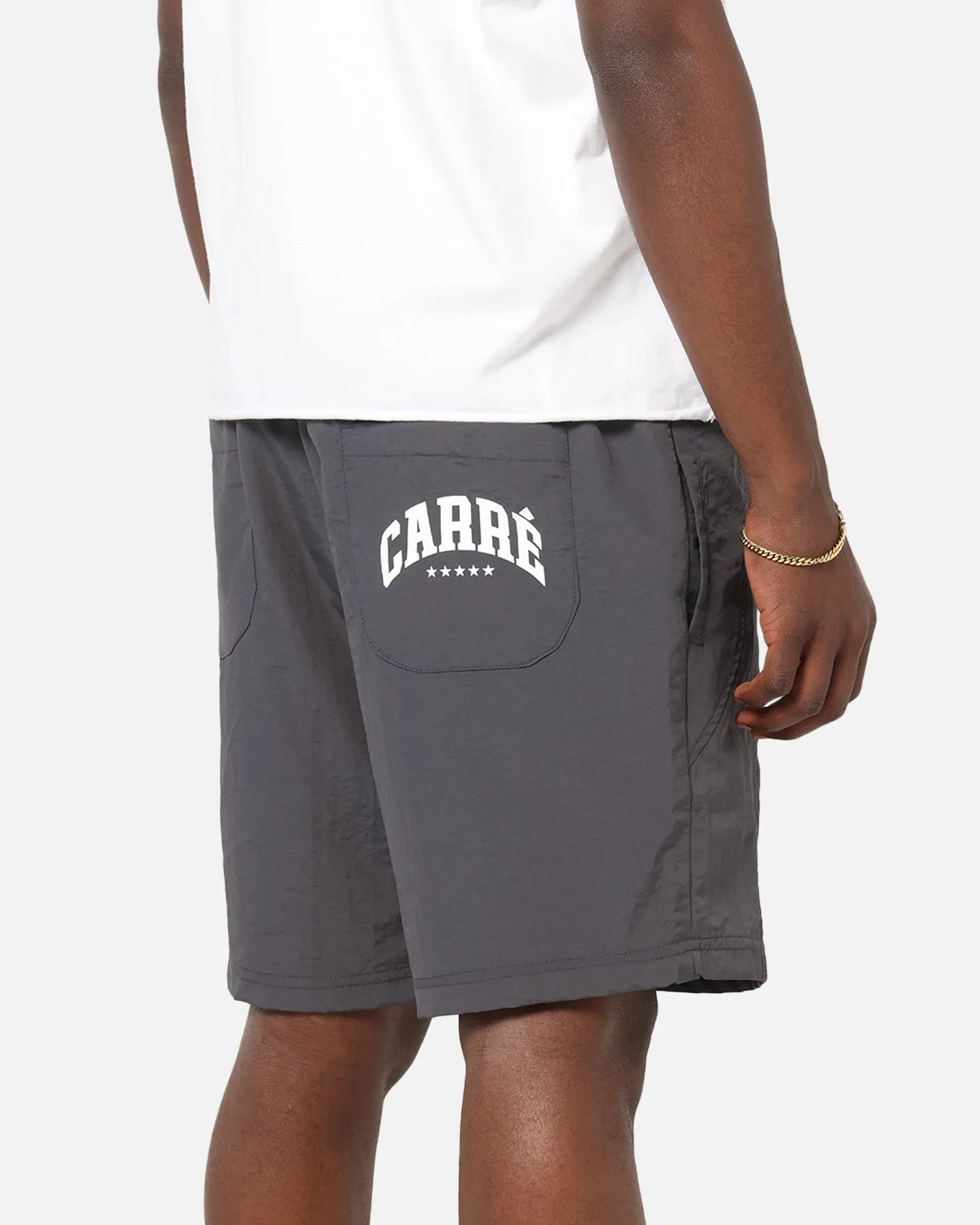 Carre Panelled Nylon Shorts Black sold by Culture Kings product image thumbnail 4