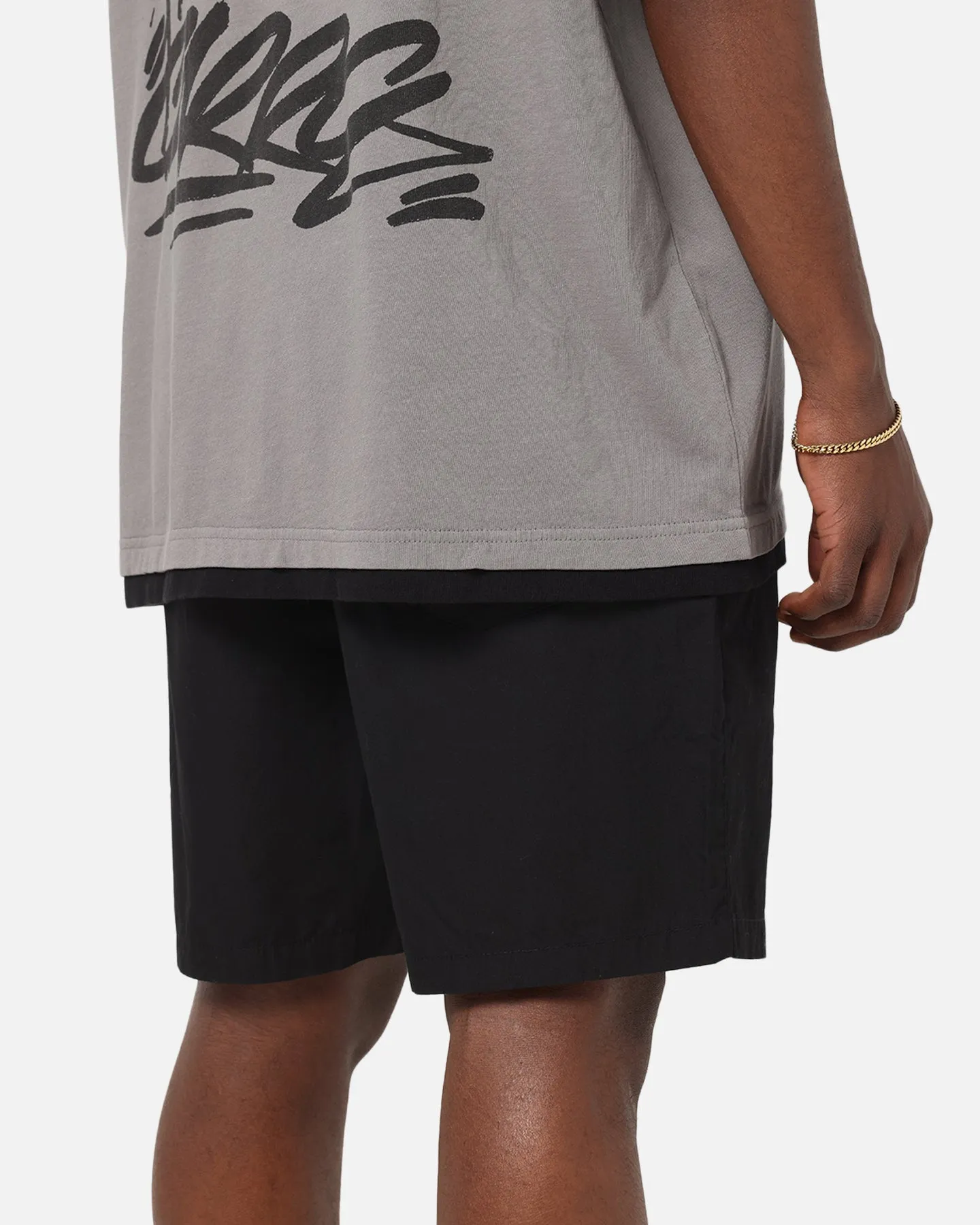 Carre Star Academy Beach Shorts Black sold by Culture Kings product image thumbnail 4