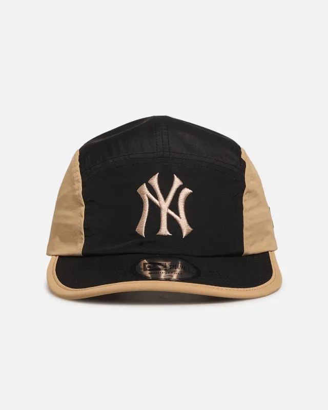 New Era New York Yankees 'Two-Tone Black' Camper Strapback Black/Khaki sold by Culture Kings