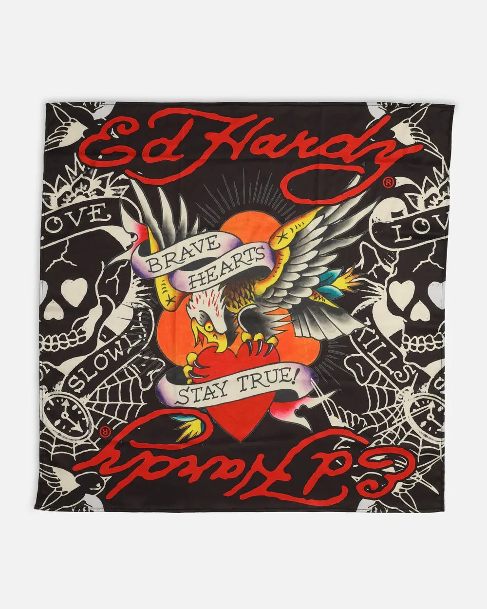 Ed Hardy Stay True Bandana Scarf Black/Multi sold by Culture Kings