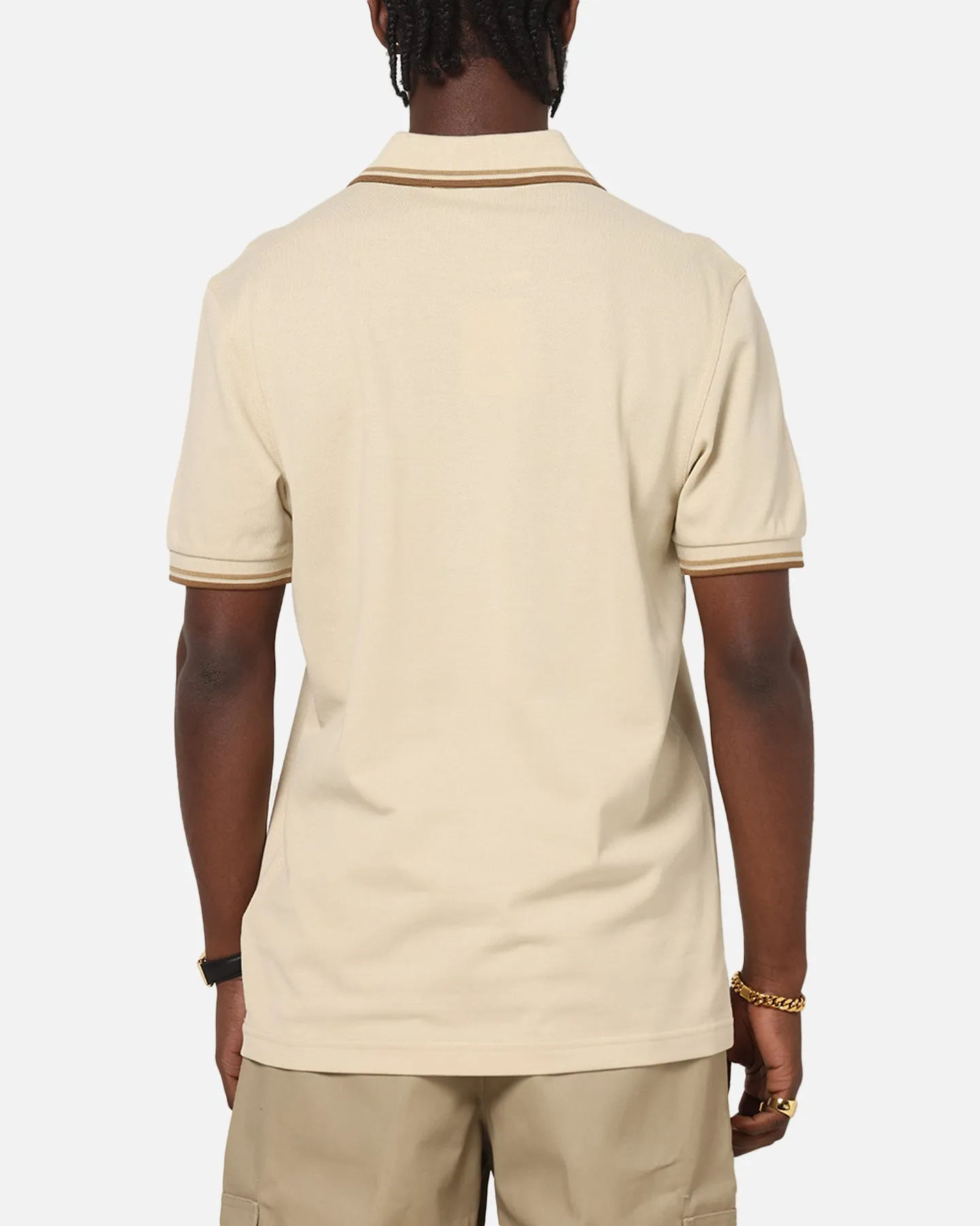 Fred Perry Twin Tipped Polo Shirt Oatmeal sold by Culture Kings product image thumbnail 3