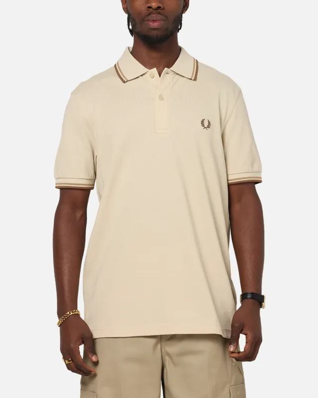 Fred Perry Twin Tipped Polo Shirt Oatmeal sold by Culture Kings