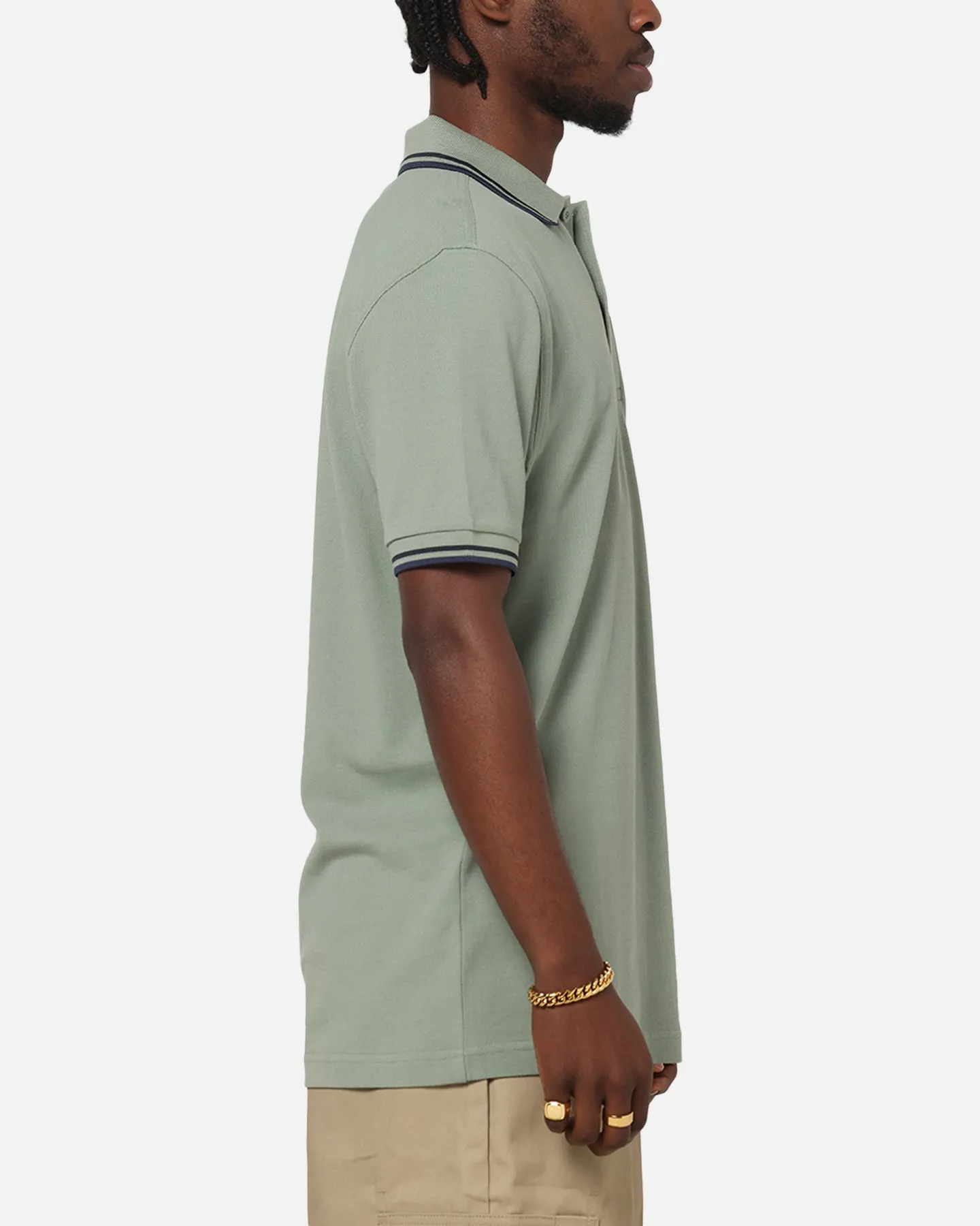 Fred Perry Twin Tipped Polo Shirt Green sold by Culture Kings product image thumbnail 4