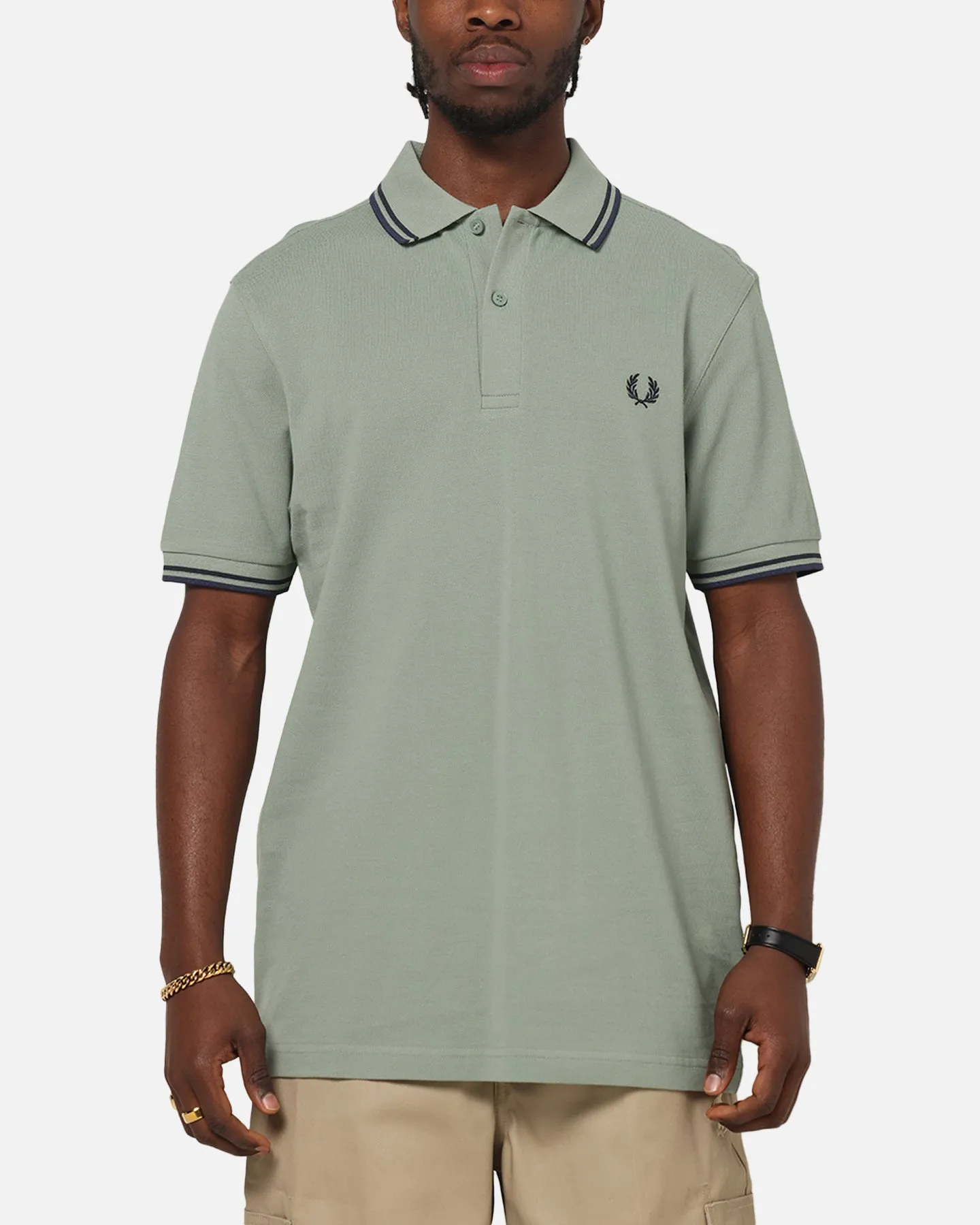 Fred Perry Twin Tipped Polo Shirt Green sold by Culture Kings