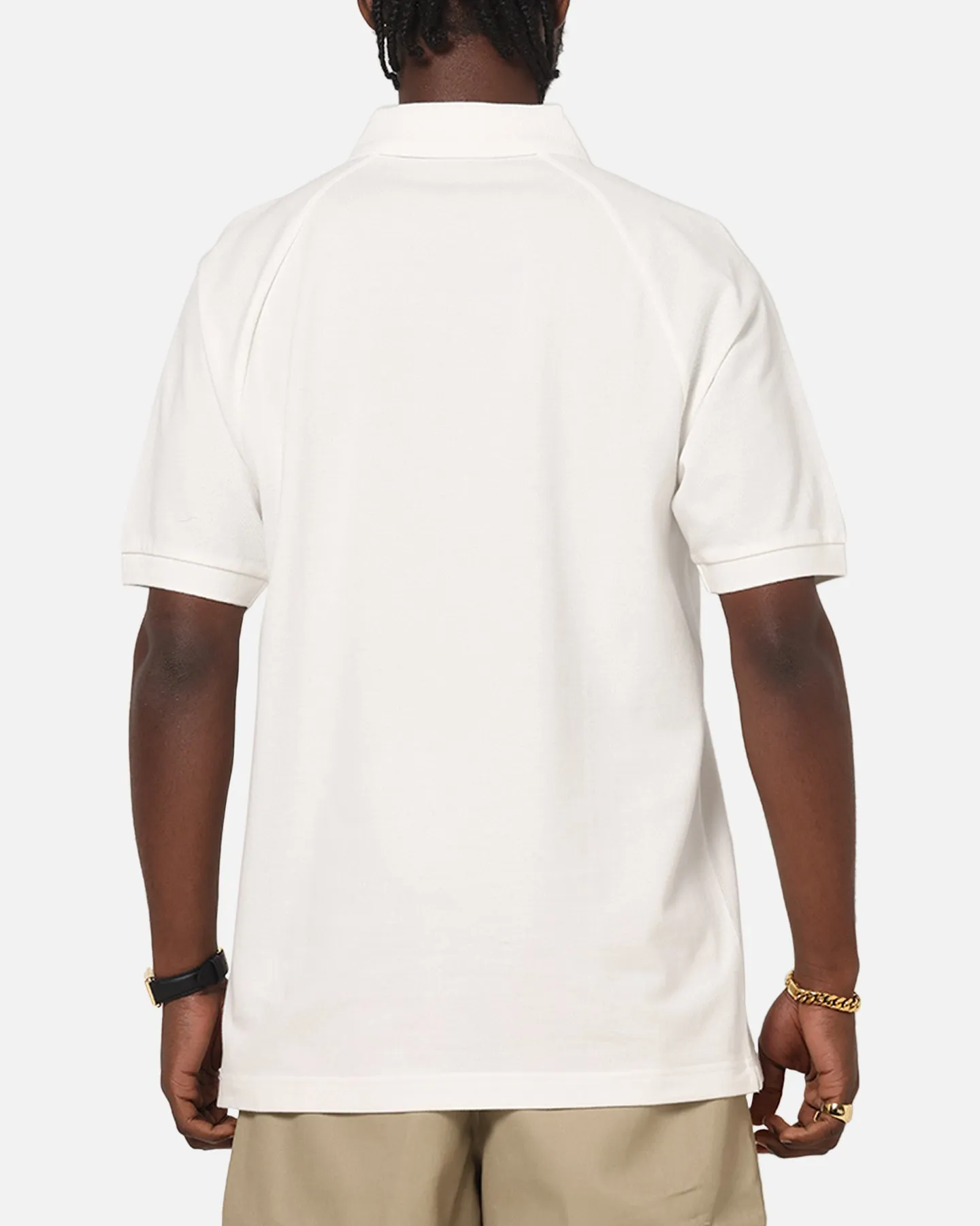 Fred Perry Crepe Pique Zip Neck Polo Shirt Snow White sold by Culture Kings product image thumbnail 3