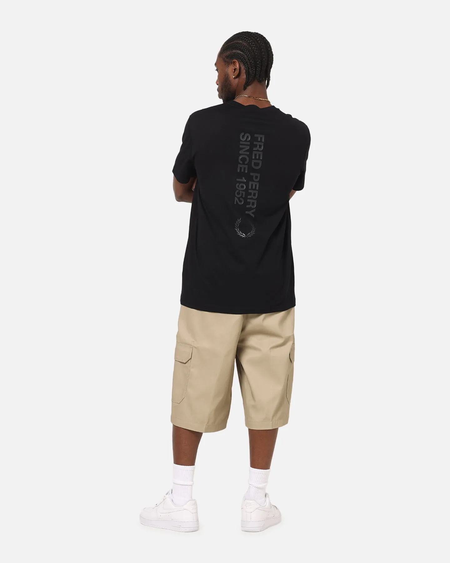 Fred Perry Bold Branding T-Shirt Black sold by Culture Kings product image thumbnail 3