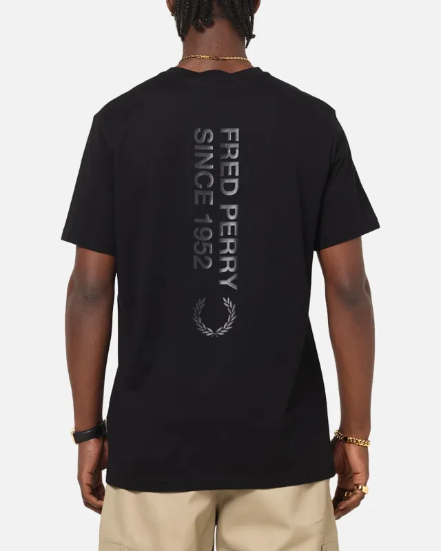 Fred Perry Bold Branding T-Shirt Black made by Fred Perry