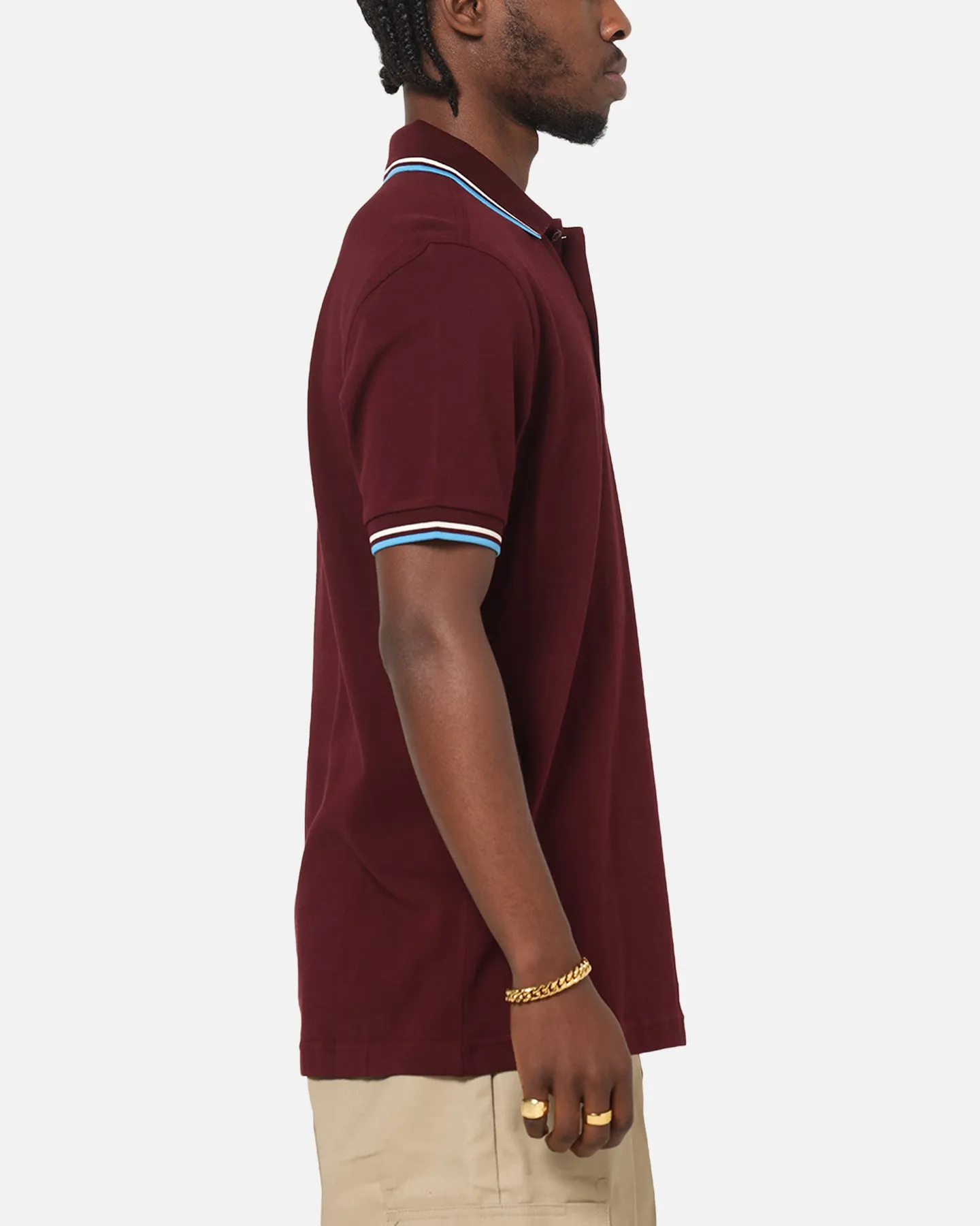 Fred Perry Twin Tipped Polo Shirt Oxblood sold by Culture Kings product image thumbnail 4