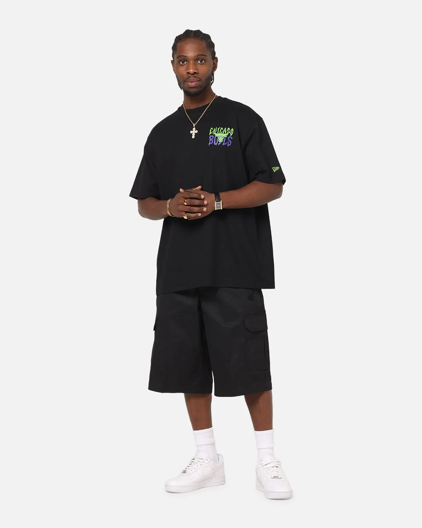 New Era Chicago Bulls Drip T-Shirt Black sold by Culture Kings product image thumbnail 4