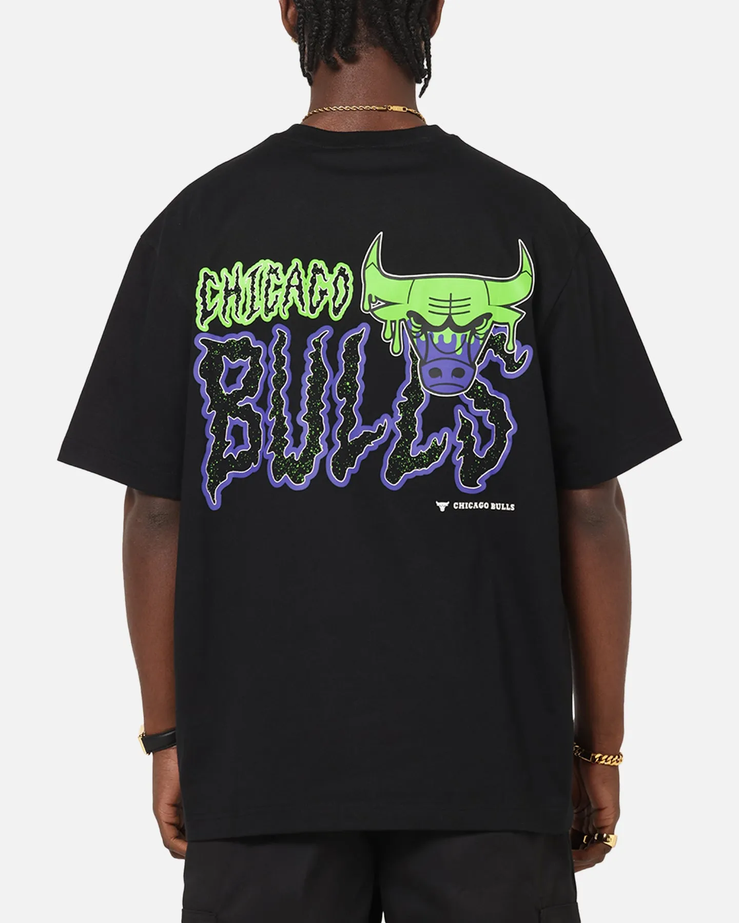 New Era Chicago Bulls Drip T-Shirt Black sold by Culture Kings