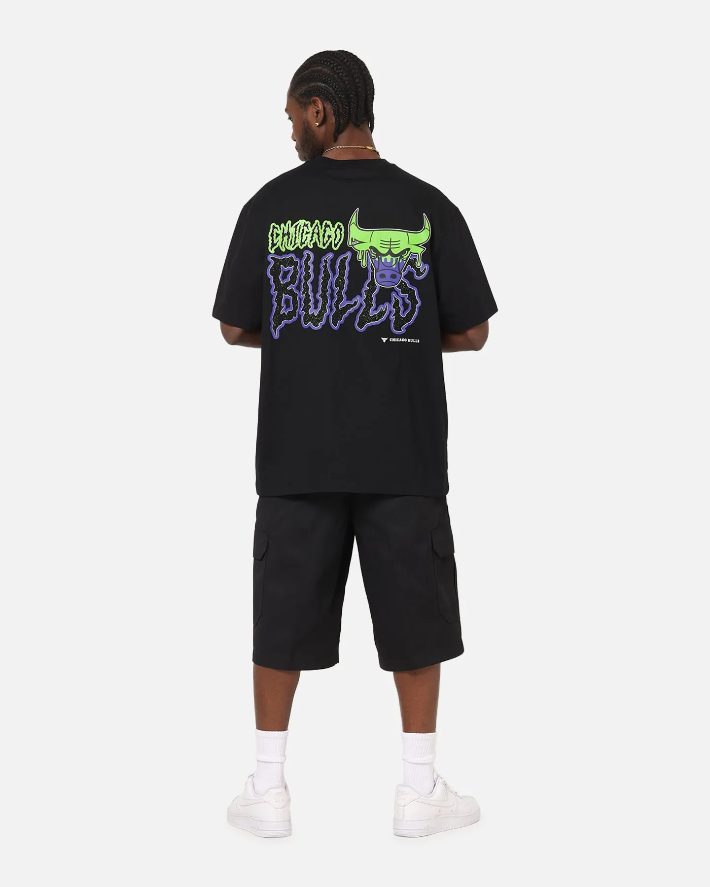 New Era Chicago Bulls Drip T-Shirt Black sold by Culture Kings product image thumbnail 3