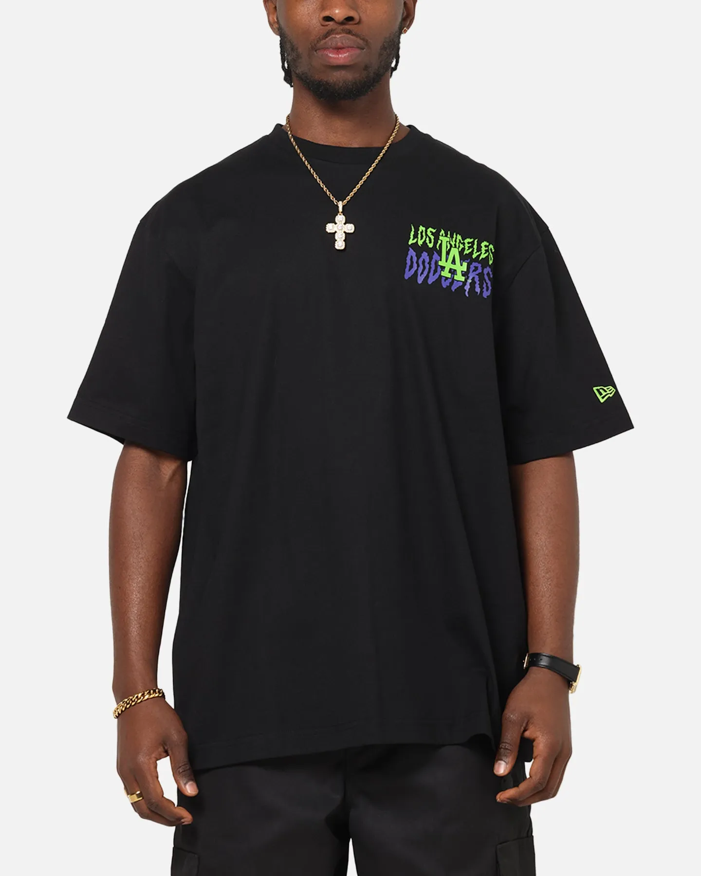 New Era Los Angeles Dodgers Drip T-Shirt Black sold by Culture Kings product image thumbnail 2