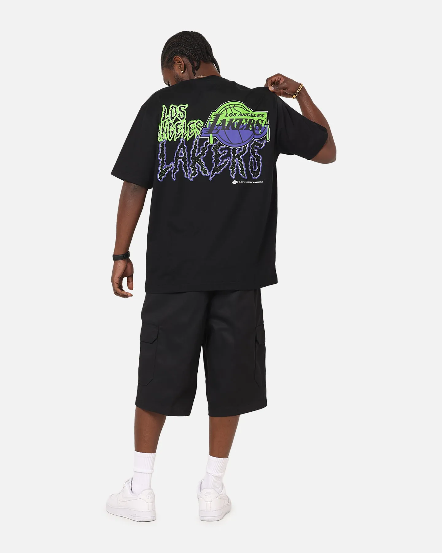 New Era Los Angeles Lakers Drip T-Shirt Black sold by Culture Kings product image thumbnail 3