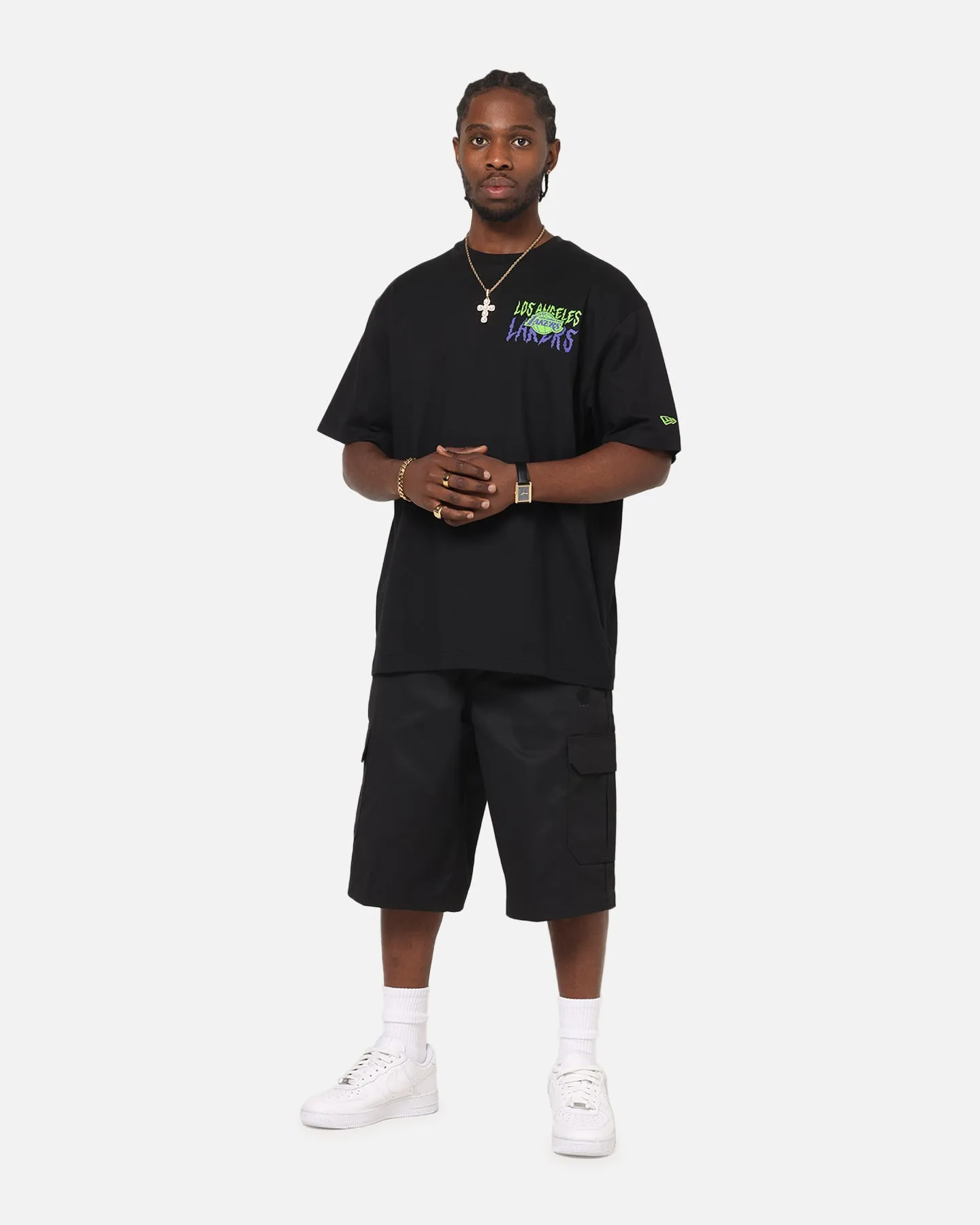 New Era Los Angeles Lakers Drip T-Shirt Black sold by Culture Kings product image thumbnail 4