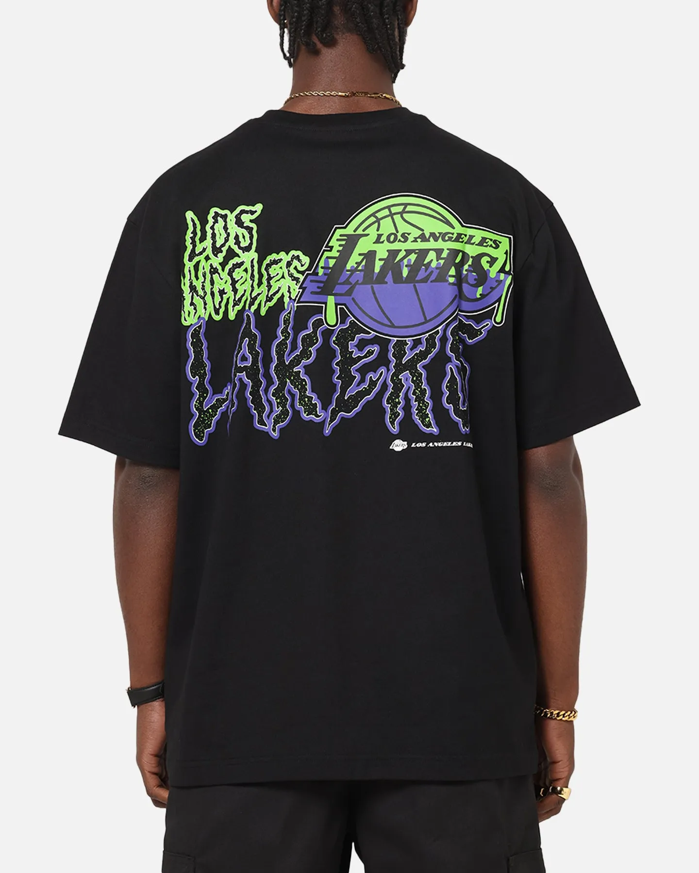New Era Los Angeles Lakers Drip T-Shirt Black sold by Culture Kings