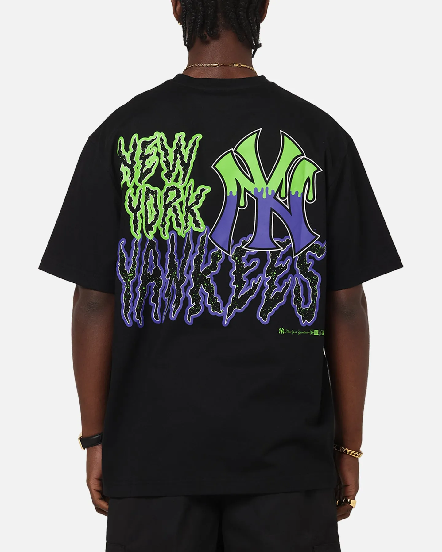 New Era New York Yankees Drip T-Shirt Black sold by Culture Kings