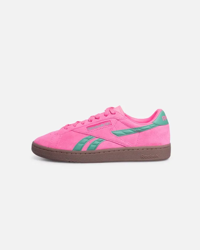 Reebok Women's Club C Grounds UK Pink/Green sold by Culture Kings