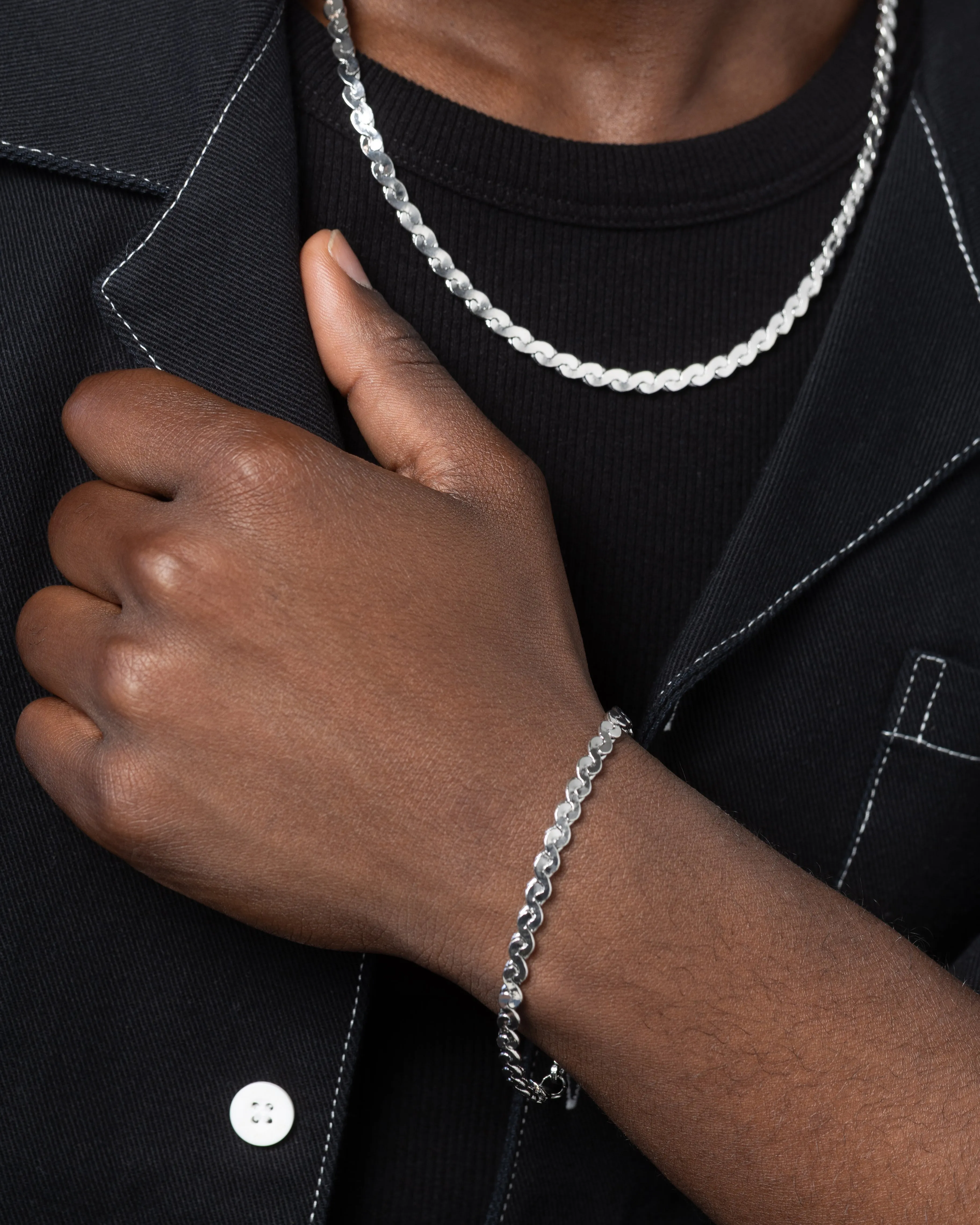 Saint Morta Infinity Chain White Gold sold by Culture Kings product image thumbnail 4