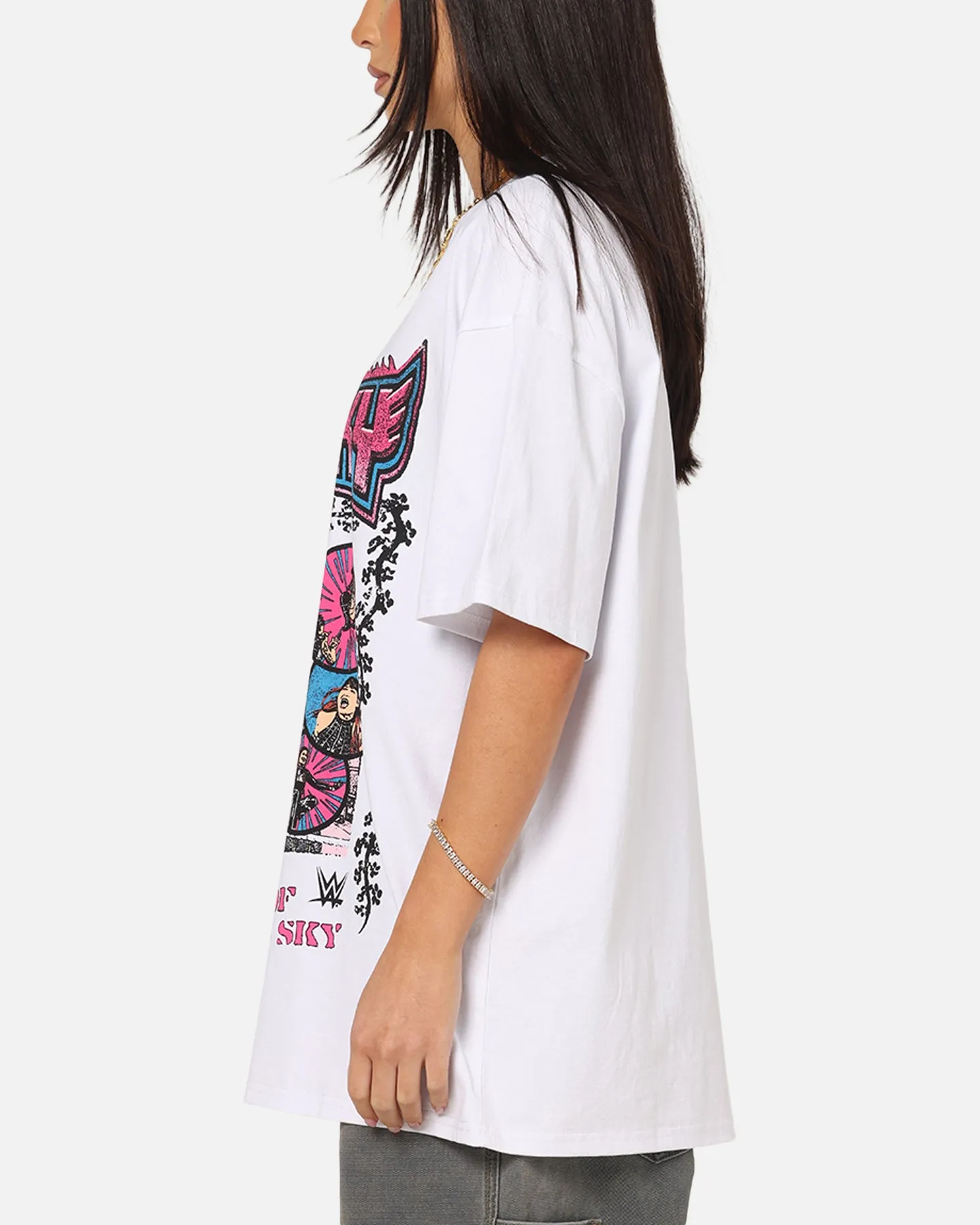 Culture Kings X WWE Iyo Sky Heavy T-Shirt White sold by Culture Kings product image thumbnail 5