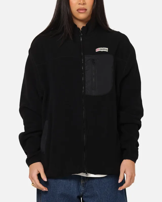 S Double Polar Fleece Jacket Black sold by Culture Kings