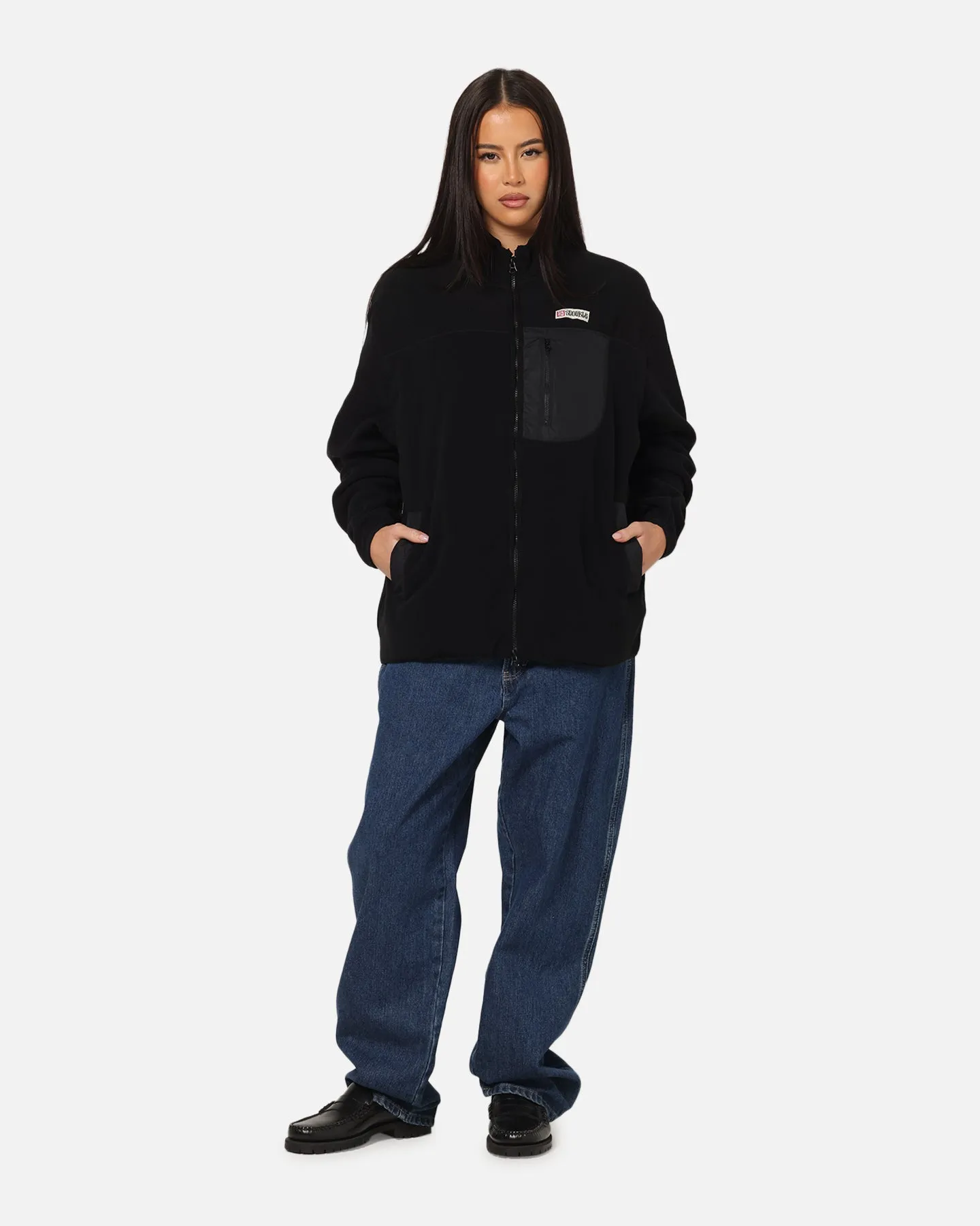 S Double Polar Fleece Jacket Black sold by Culture Kings product image thumbnail 2
