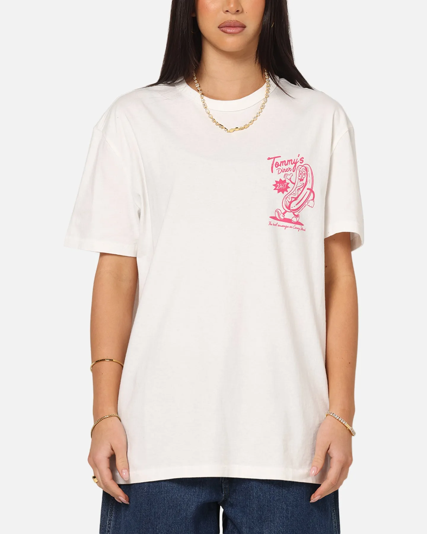 Tommy Jeans Regular Novelty Fair T-Shirt Ecru sold by Culture Kings product image thumbnail 2