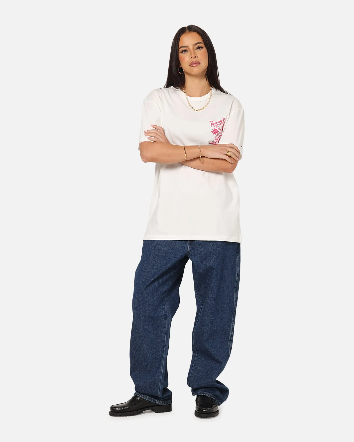 Tommy Jeans Regular Novelty Fair T-Shirt Ecru sold by Culture Kings product image thumbnail 4