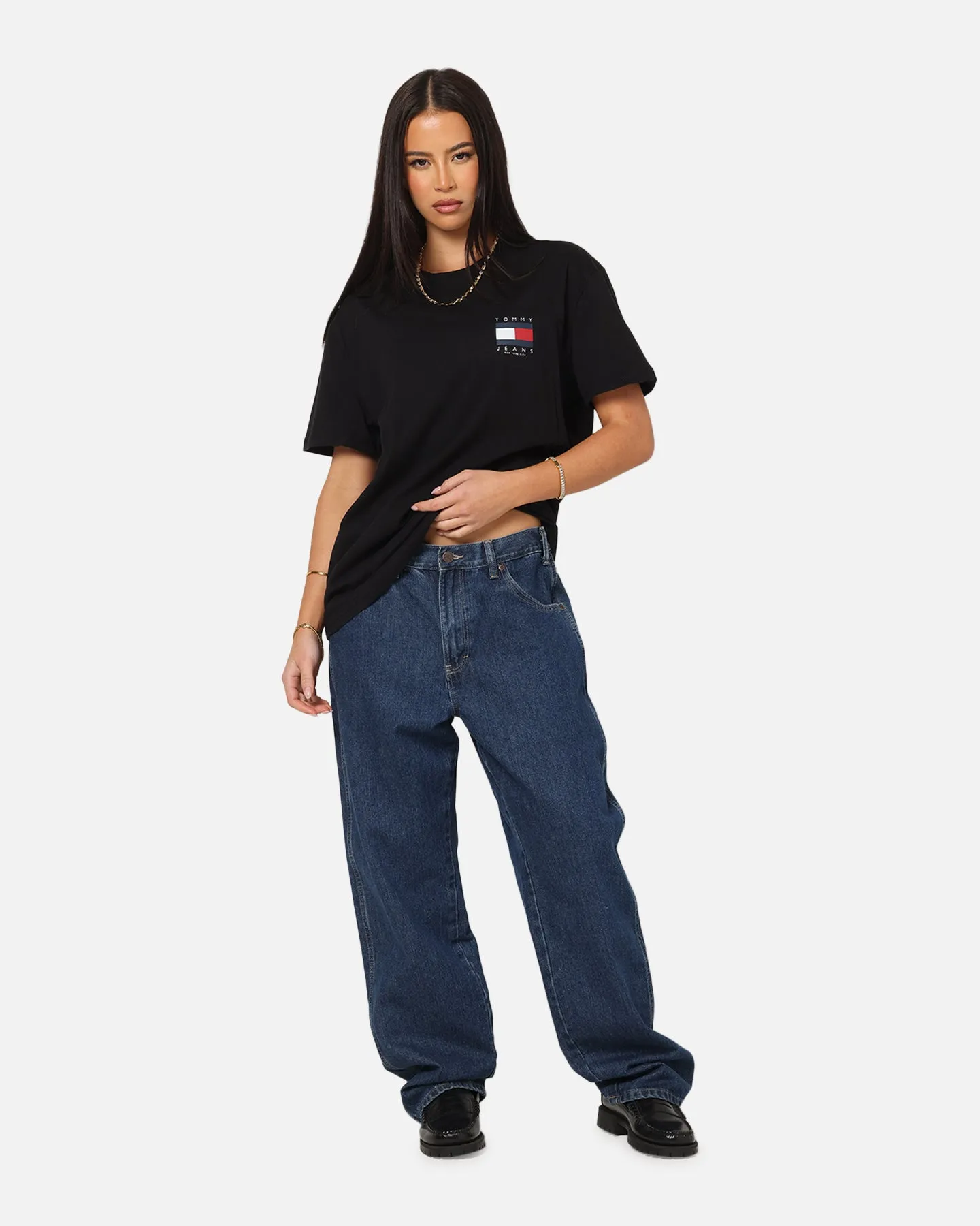 Tommy Jeans Regular Flag Graphic T-Shirt Black sold by Culture Kings product image thumbnail 3