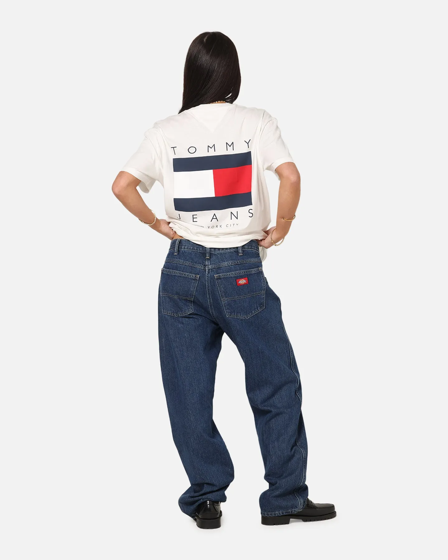 Tommy Jeans Regular Flag Graphic T-Shirt Ecru sold by Culture Kings product image thumbnail 3