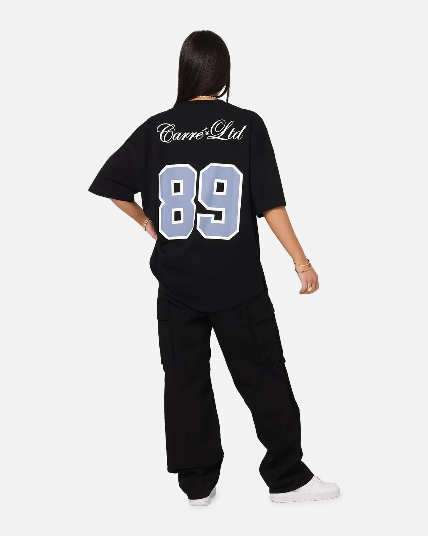 Carre Hitta Grid Iron T-Shirt Black/Navy sold by Culture Kings product image thumbnail 4