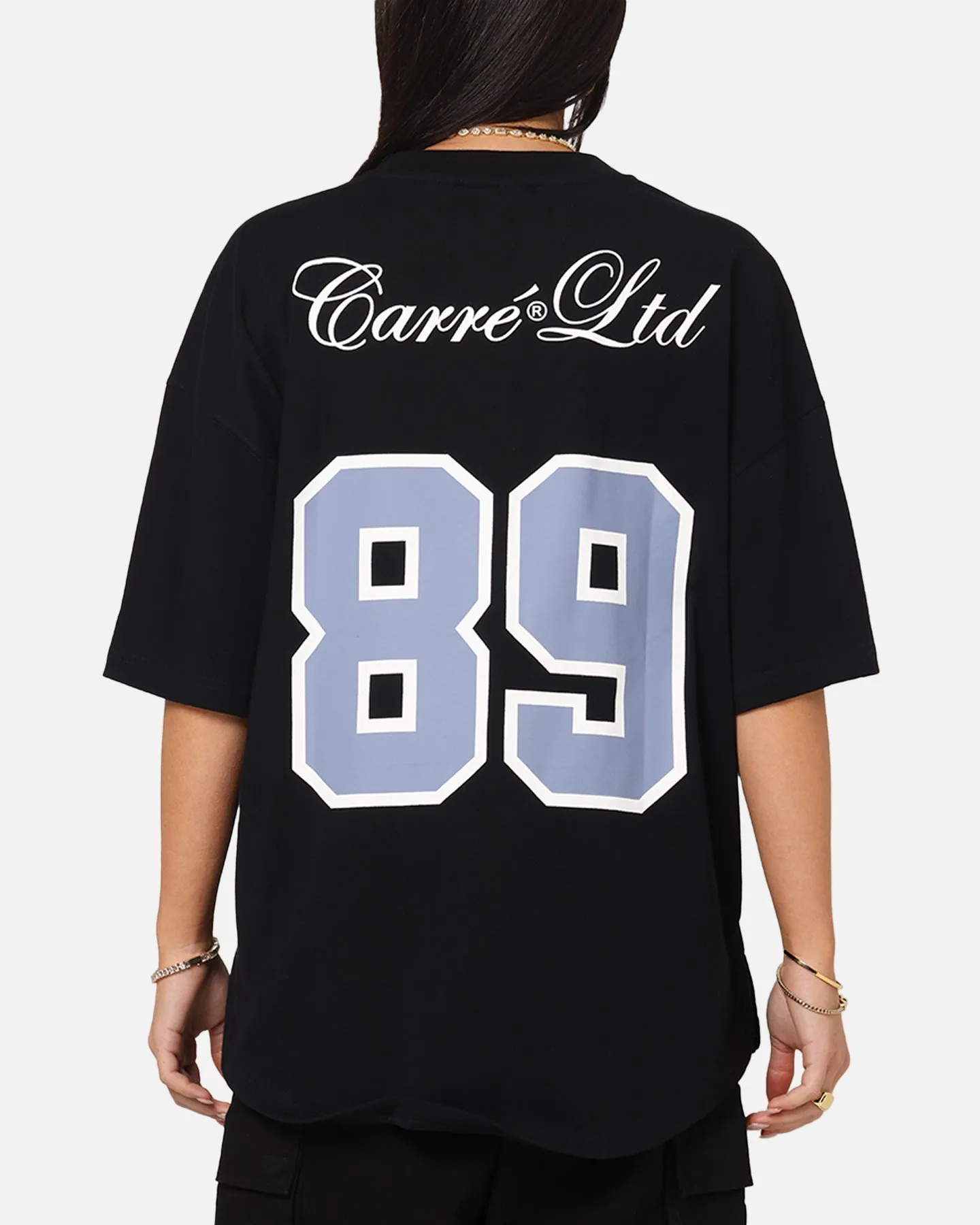 Carre Hitta Grid Iron T-Shirt Black/Navy sold by Culture Kings product image thumbnail 2