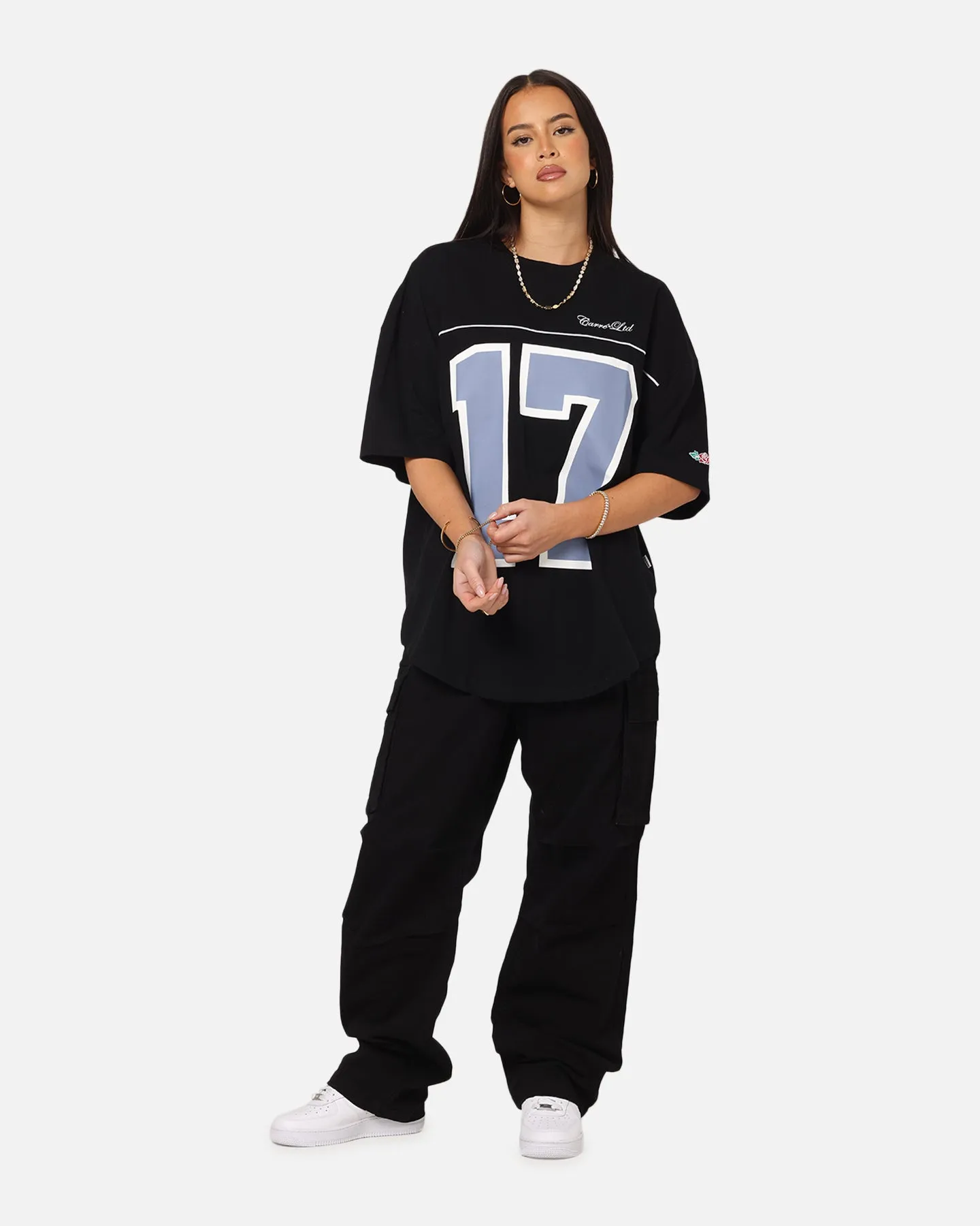 Carre Hitta Grid Iron T-Shirt Black/Navy sold by Culture Kings product image thumbnail 3