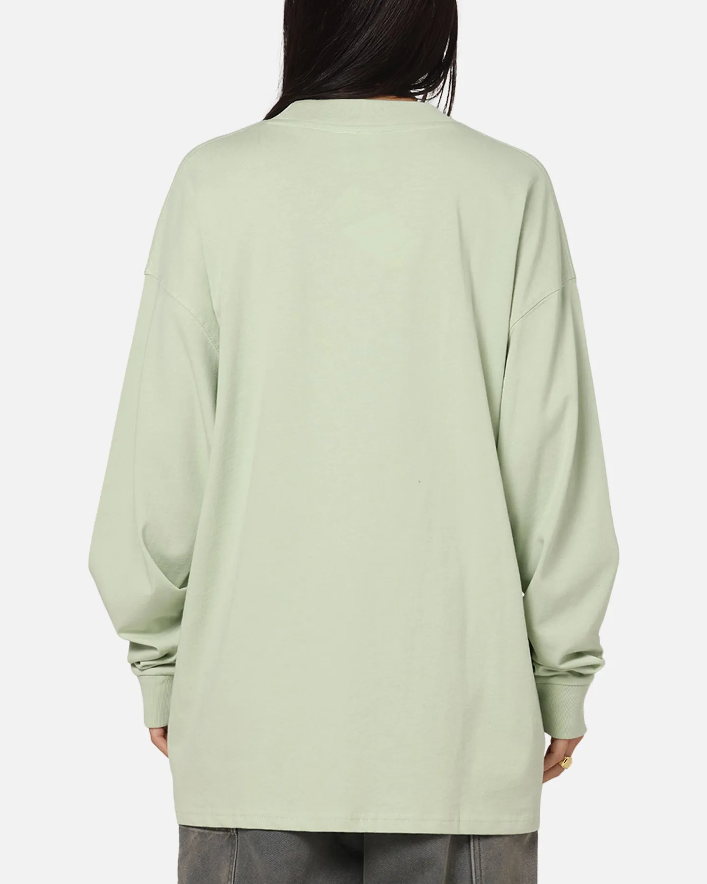 Carre Global Oversized Long Sleeve T-Shirt Sage sold by Culture Kings product image thumbnail 3
