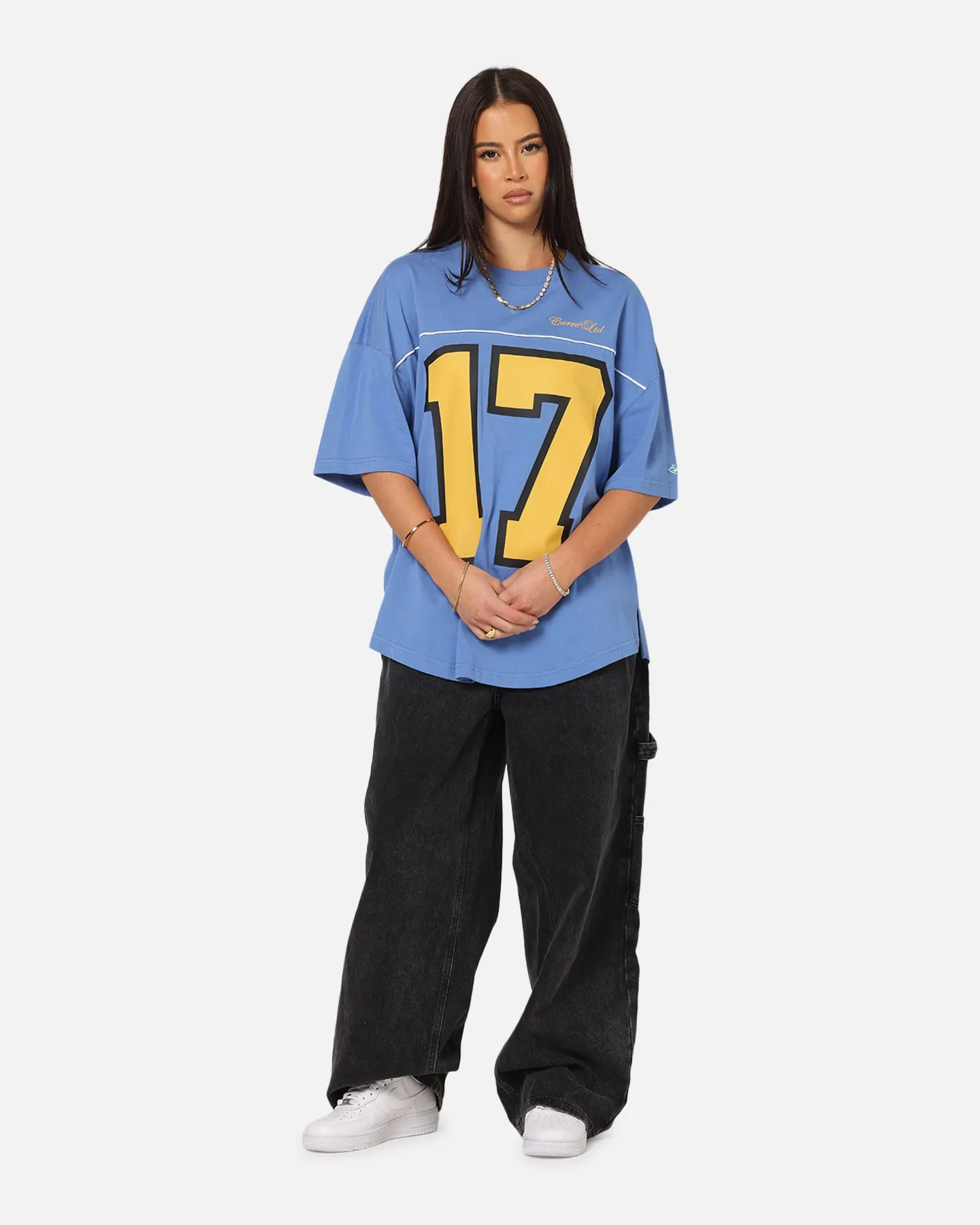 Carre Hitta Grid Iron T-Shirt Blue/Yellow sold by Culture Kings product image thumbnail 3