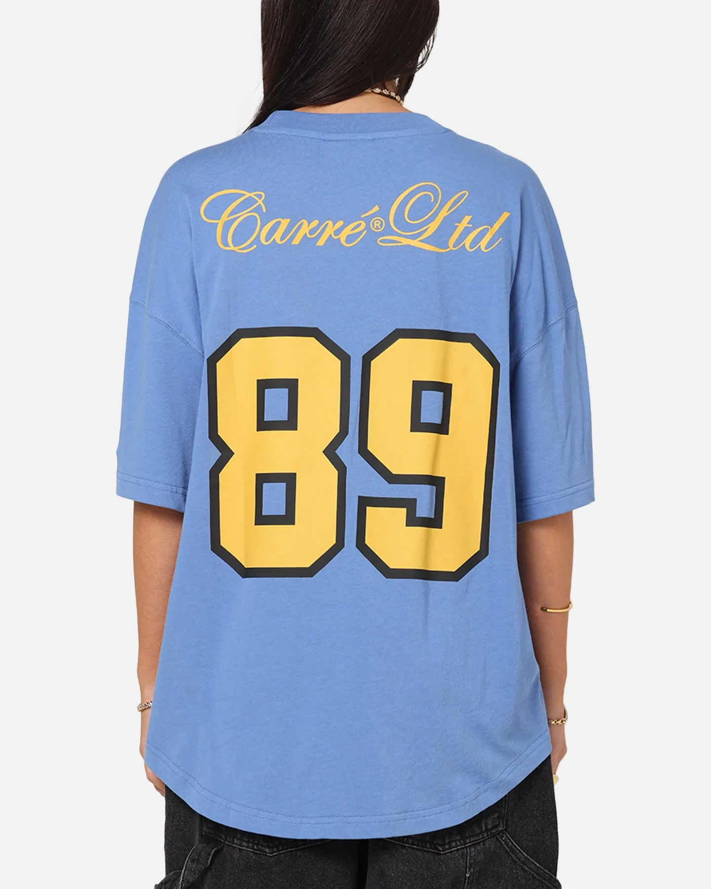 Carre Hitta Grid Iron T-Shirt Blue/Yellow sold by Culture Kings product image thumbnail 2