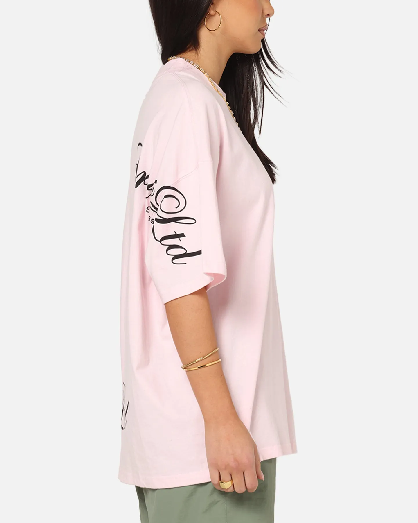 Carre Side Script Oversized T-Shirt Pink sold by Culture Kings product image thumbnail 5