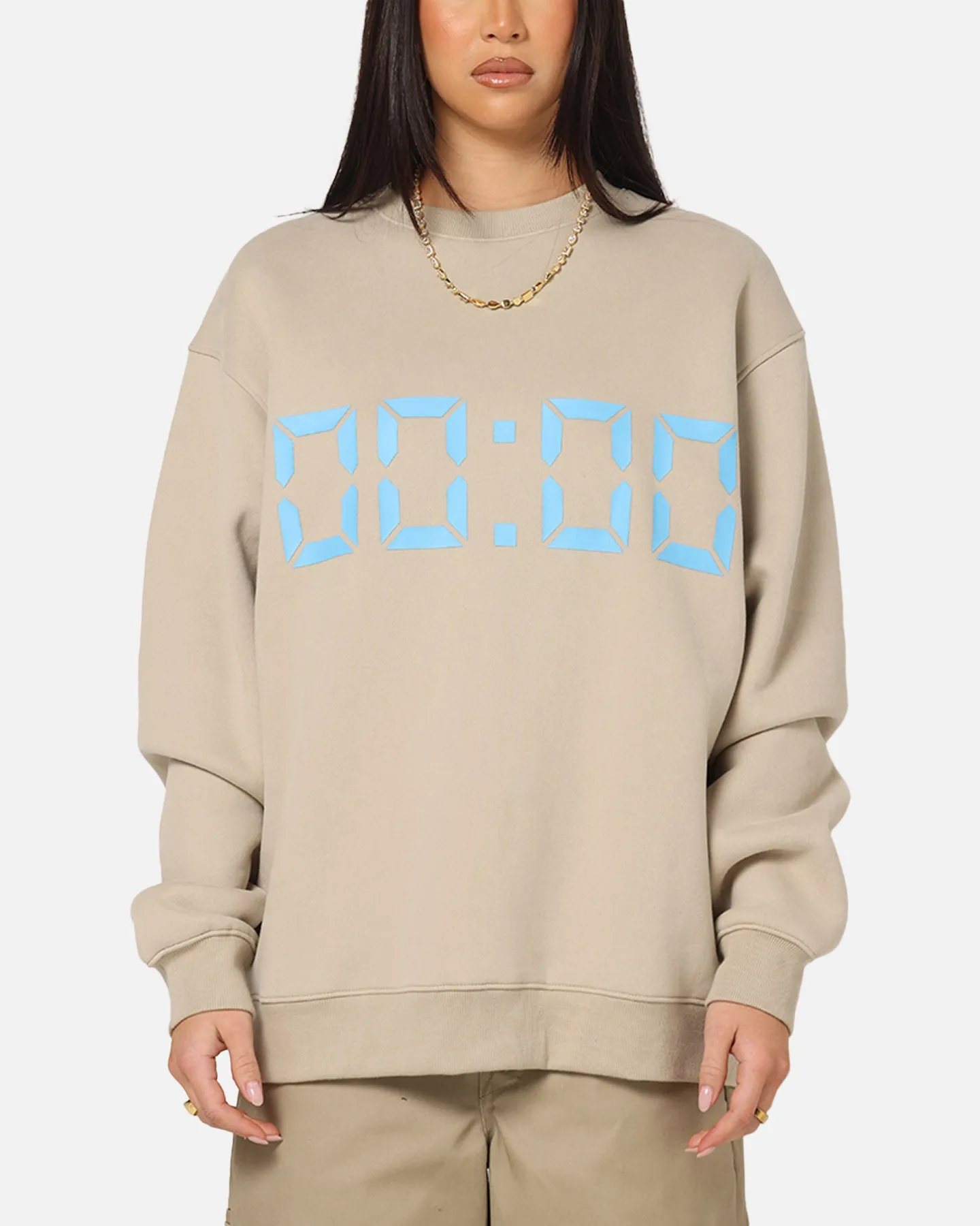 Vouseti Us Against Time Sweater Smoke Grey sold by Culture Kings