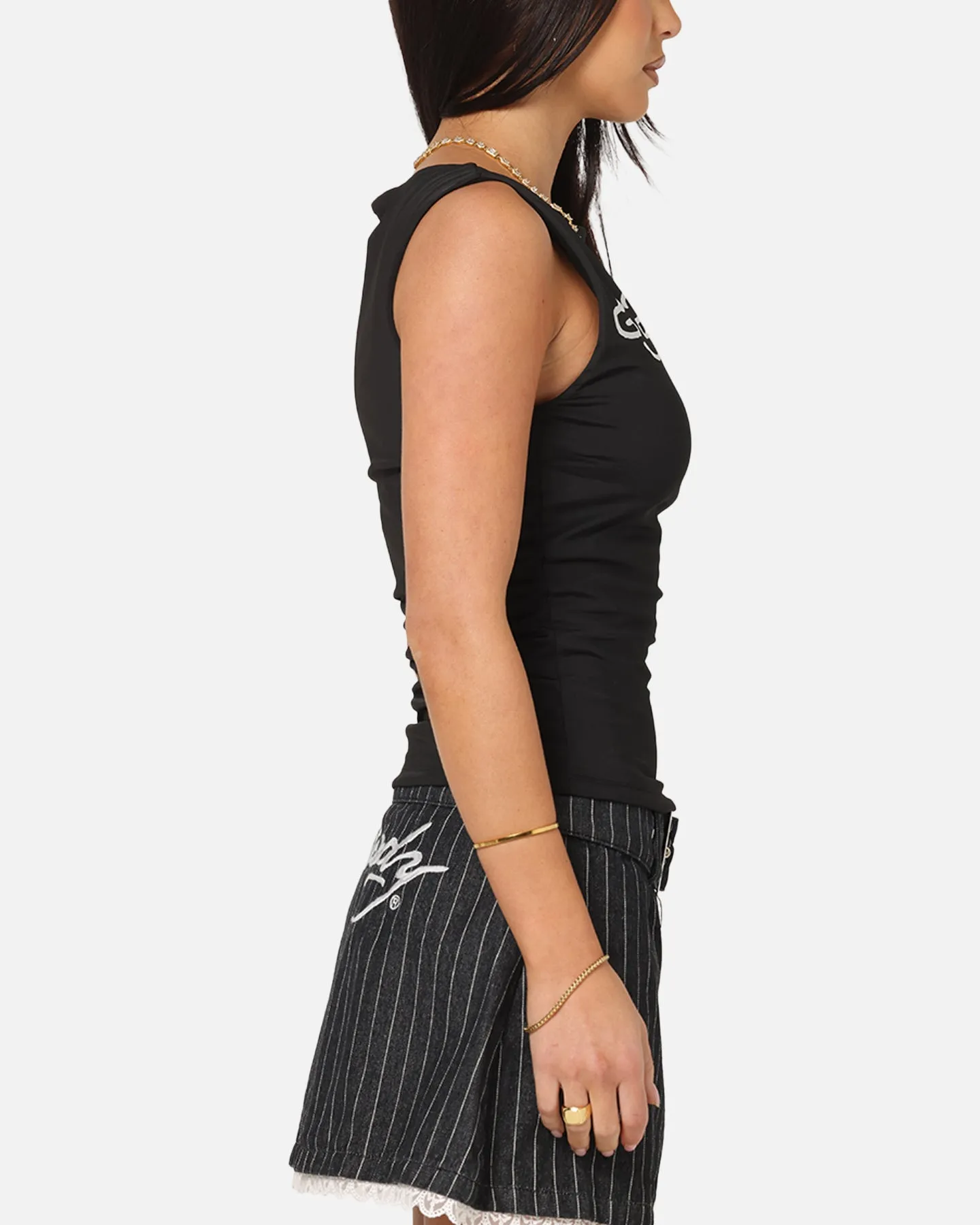 Ed Hardy Women's Chrome Boatneck Tank Black sold by Culture Kings product image thumbnail 4