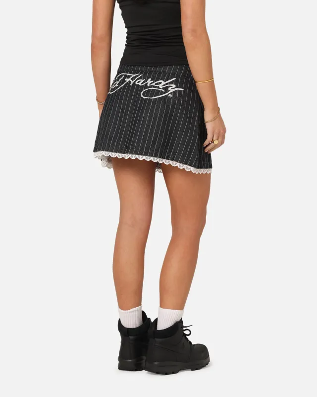 Ed Hardy Women's Pinstripe Mini Skirt Pinstripe sold by Culture Kings