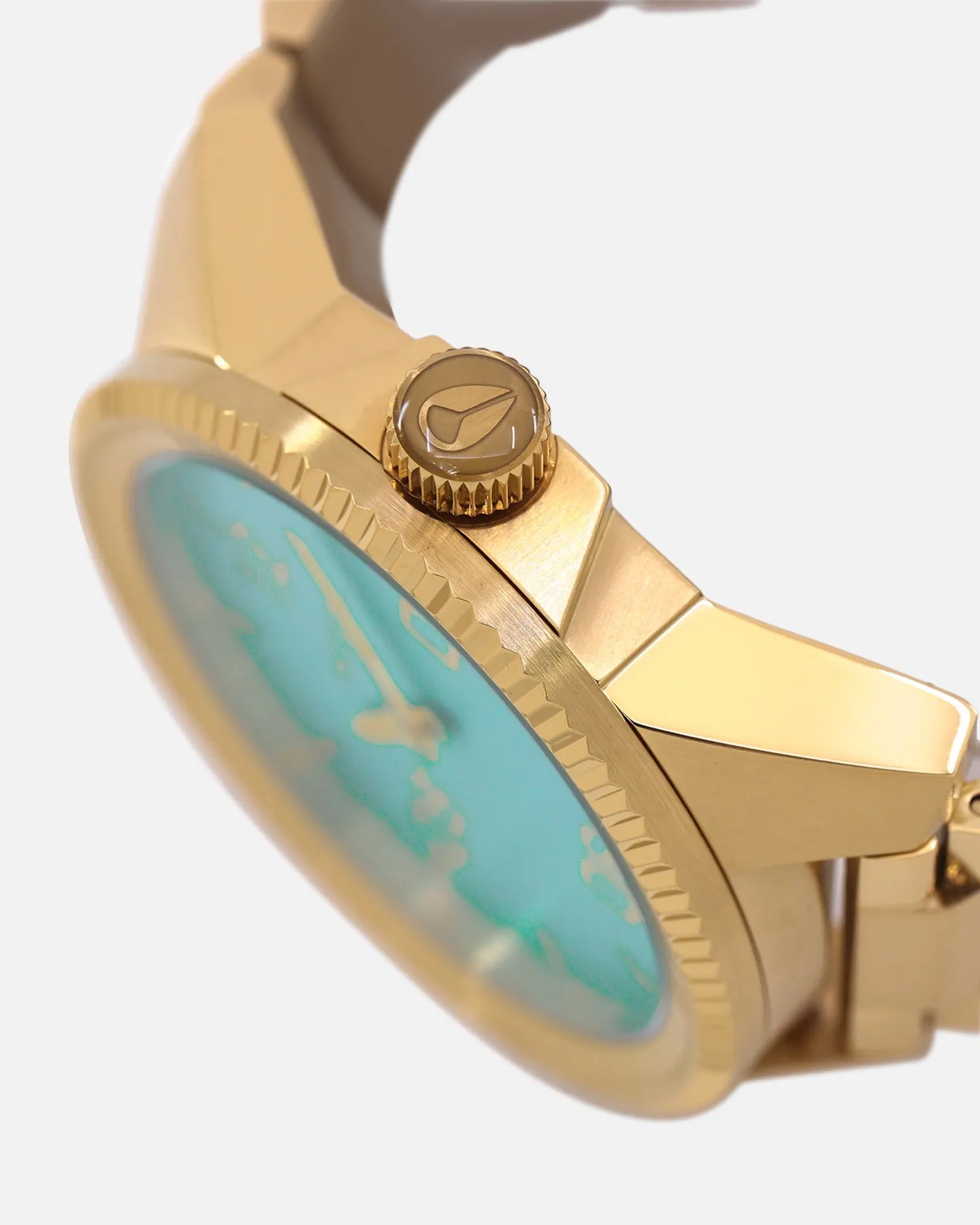Nixon Corporal Stainless Steel Watch Gold/Turquoise sold by Culture Kings product image thumbnail 4