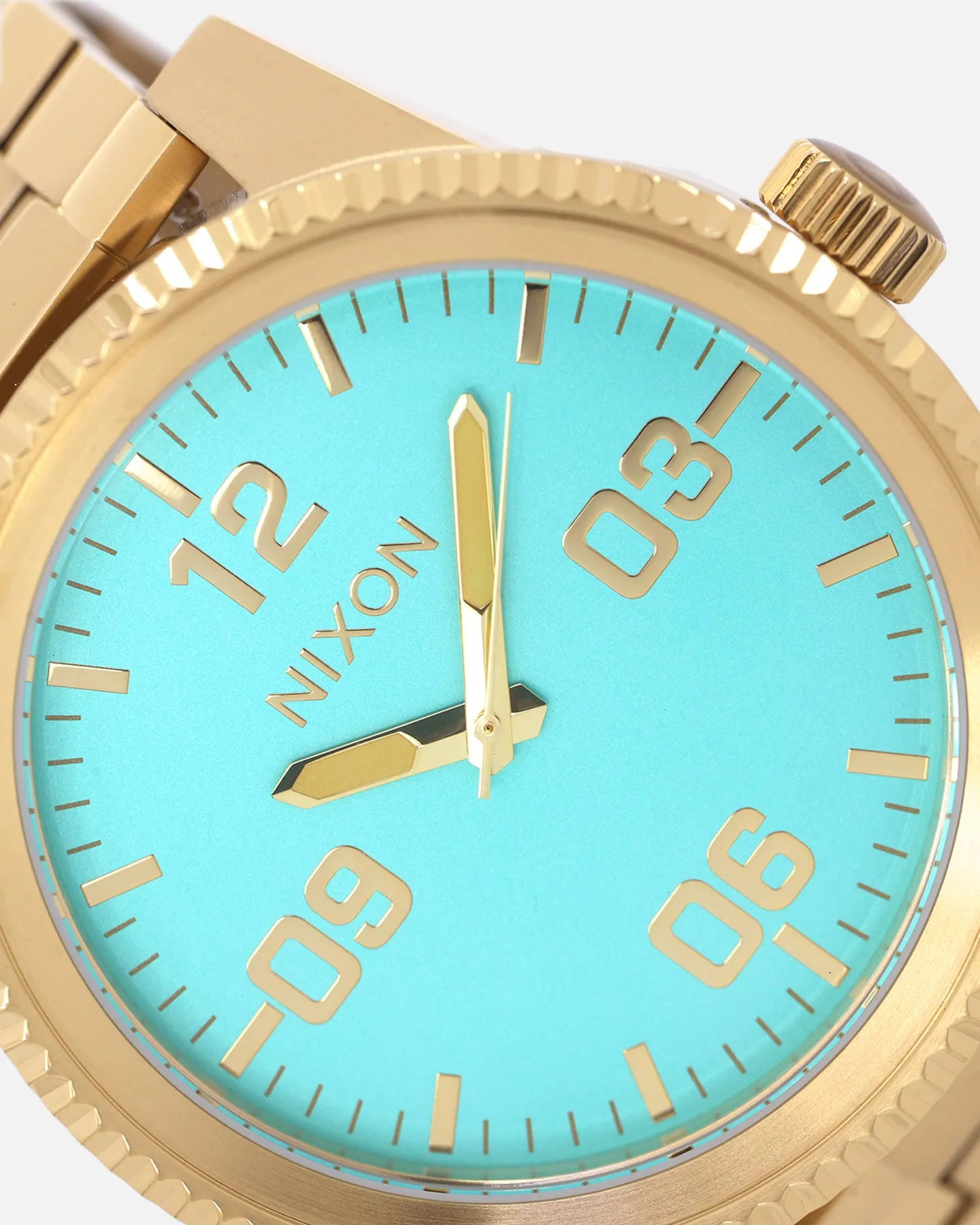 Nixon Corporal Stainless Steel Watch Gold/Turquoise sold by Culture Kings product image thumbnail 2