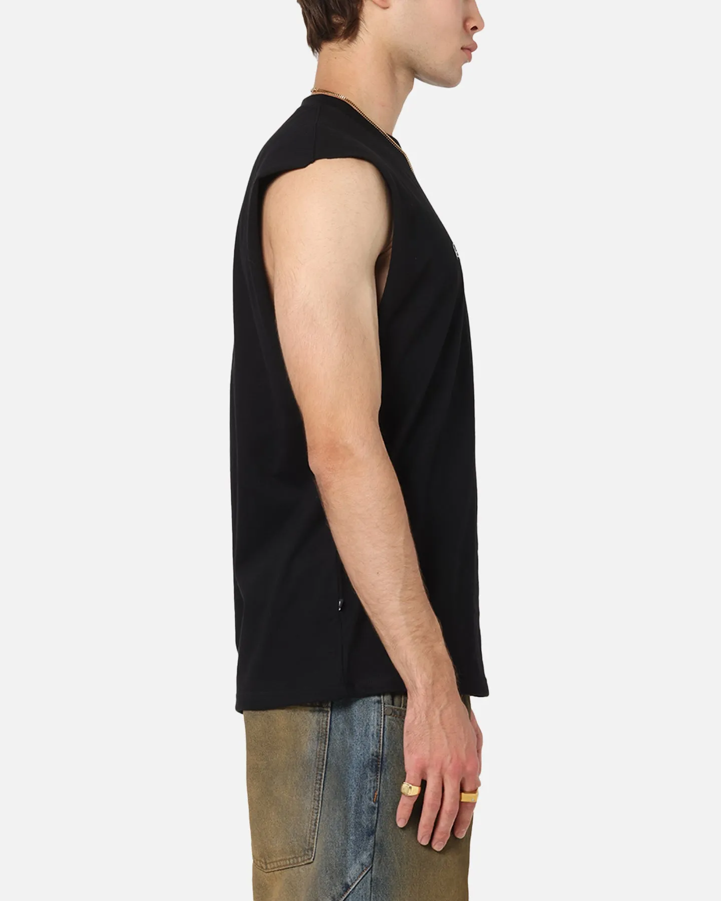 Saint Morta Studios Logo Oversized Muscle T-Shirt Black sold by Culture Kings product image thumbnail 4