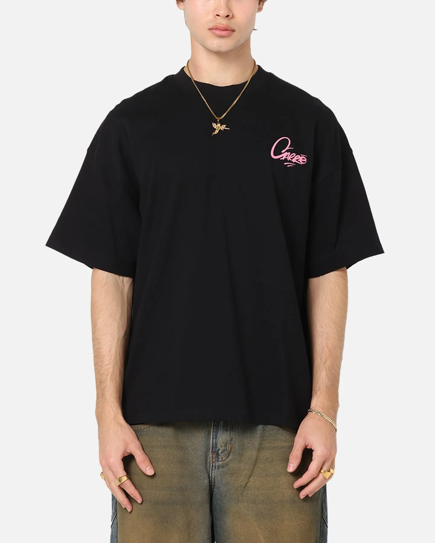 Carre Graffiti T-Shirt Black/Pink sold by Culture Kings product image thumbnail 2